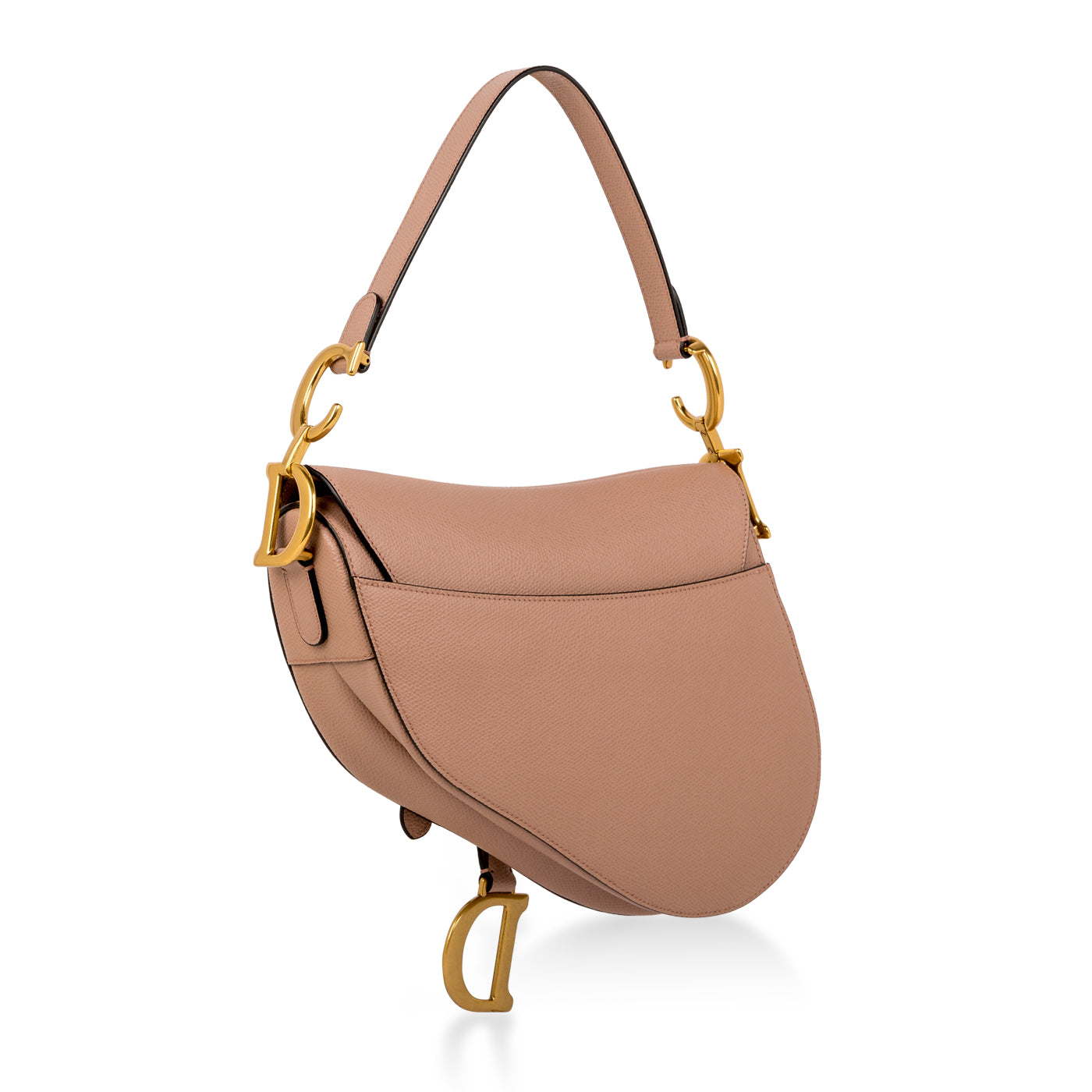 Dior Christian Saddle Bag Shoulder Bag Bag Blush Ghw
