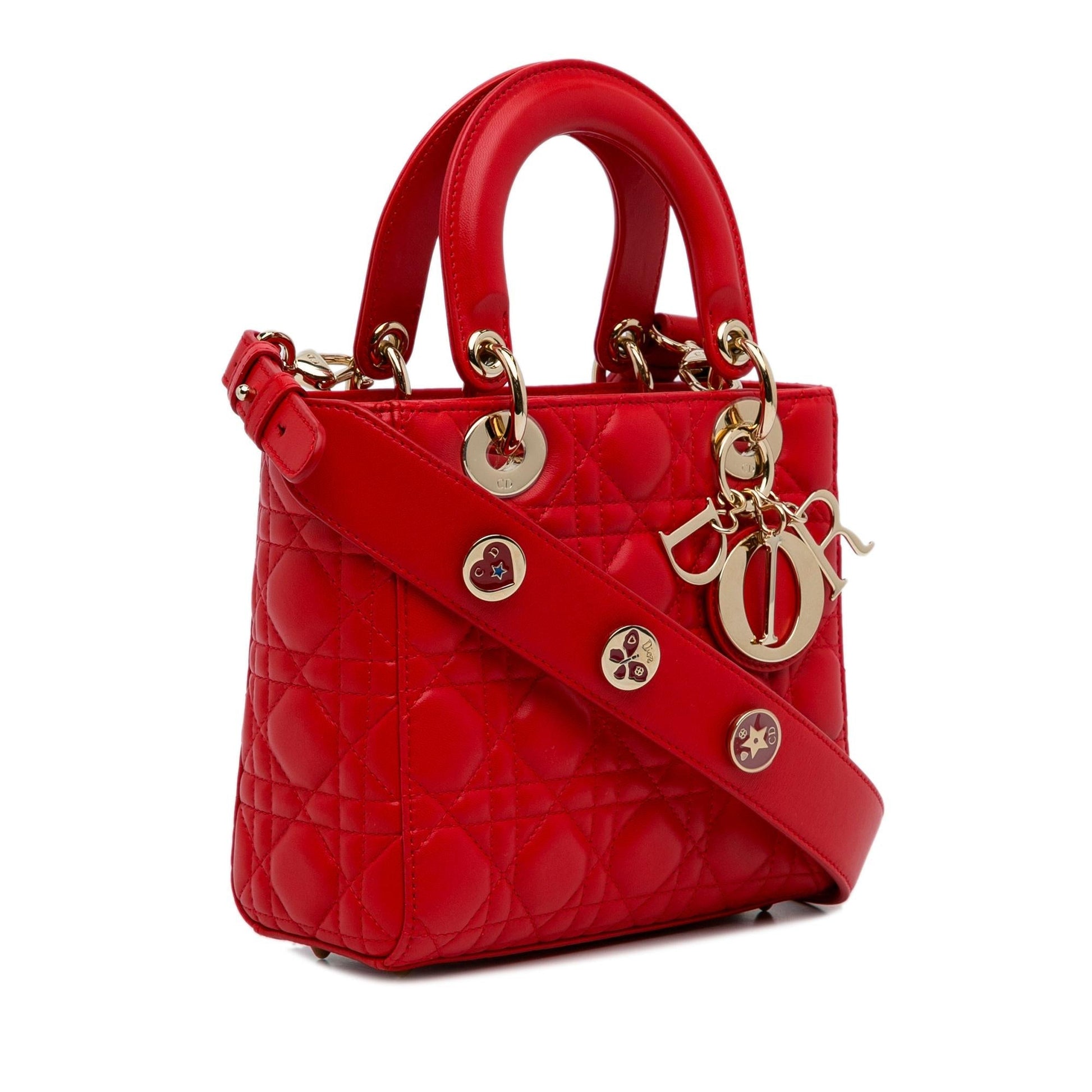 Dior Cannage Lady My Abc Shg Vptzc9 Satchel Bag Small