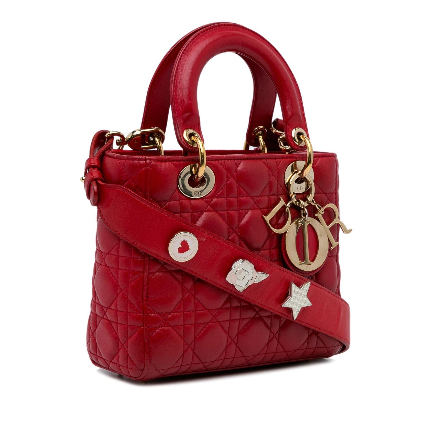 Dior Cannage Lady My Abc Shg Cebix6 Satchel Bag Small