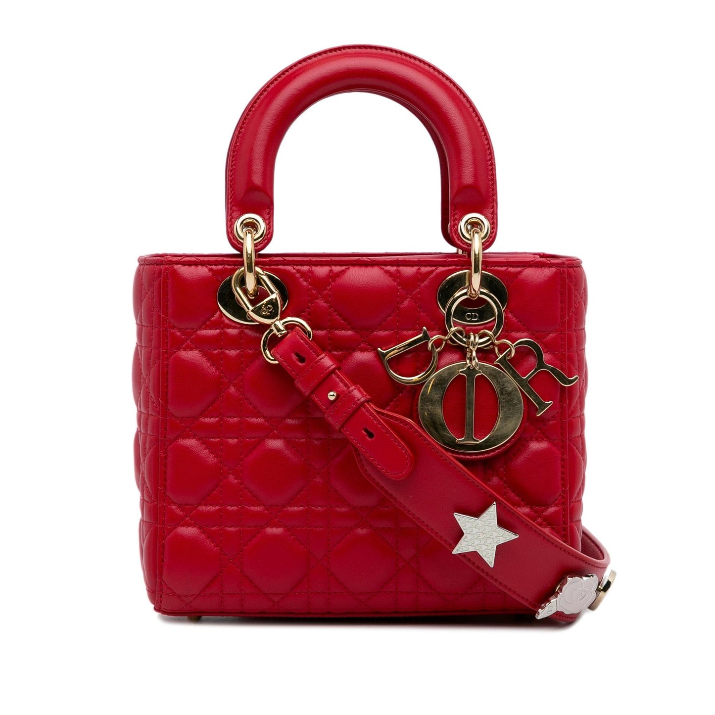 Dior Cannage Lady My Abc Shg 03C4U0 Satchel Bag Small