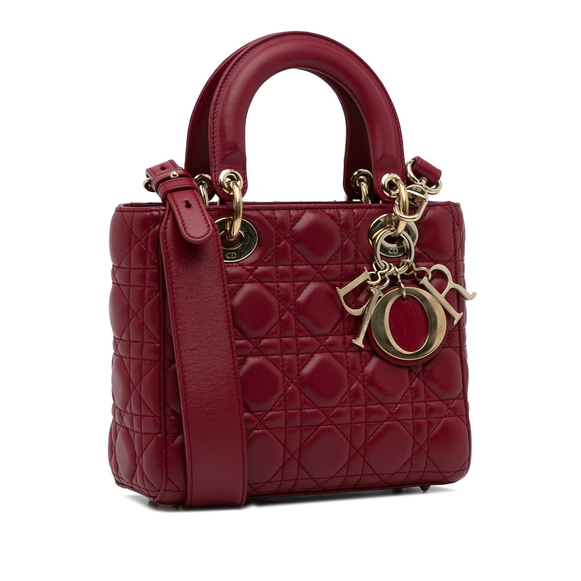 Dior Cannage Lady My Abc Shg 440Ts9 Satchel Bag Small