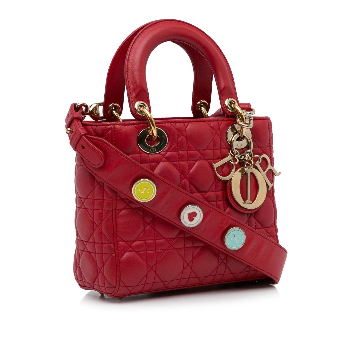 Dior Cannage Lady My Abc Shg Satchel Bag Small