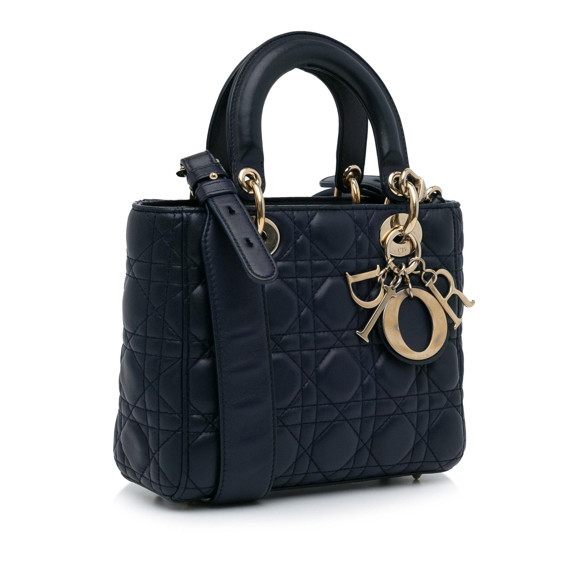 Dior Cannage Lady My Abc Shg Fgouqx Satchel Bag Small