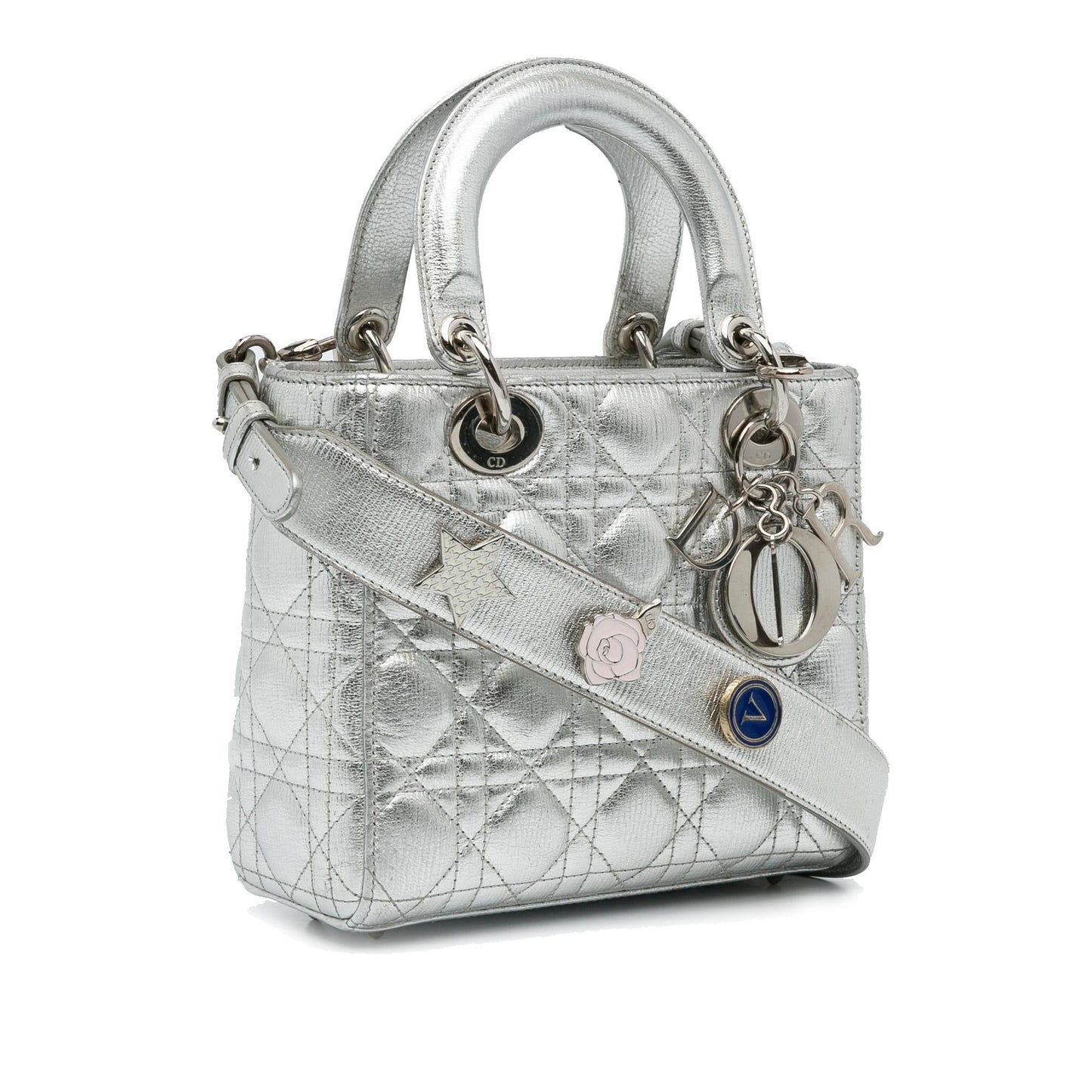 Dior Cannage Lady My Abc Shg Dznt37 Satchel Bag Small