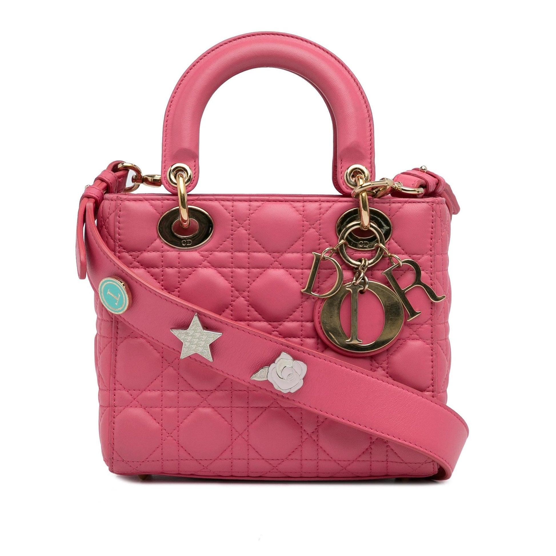Dior Cannage Lady My Abc Shg Fsujp1 Satchel Bag Small