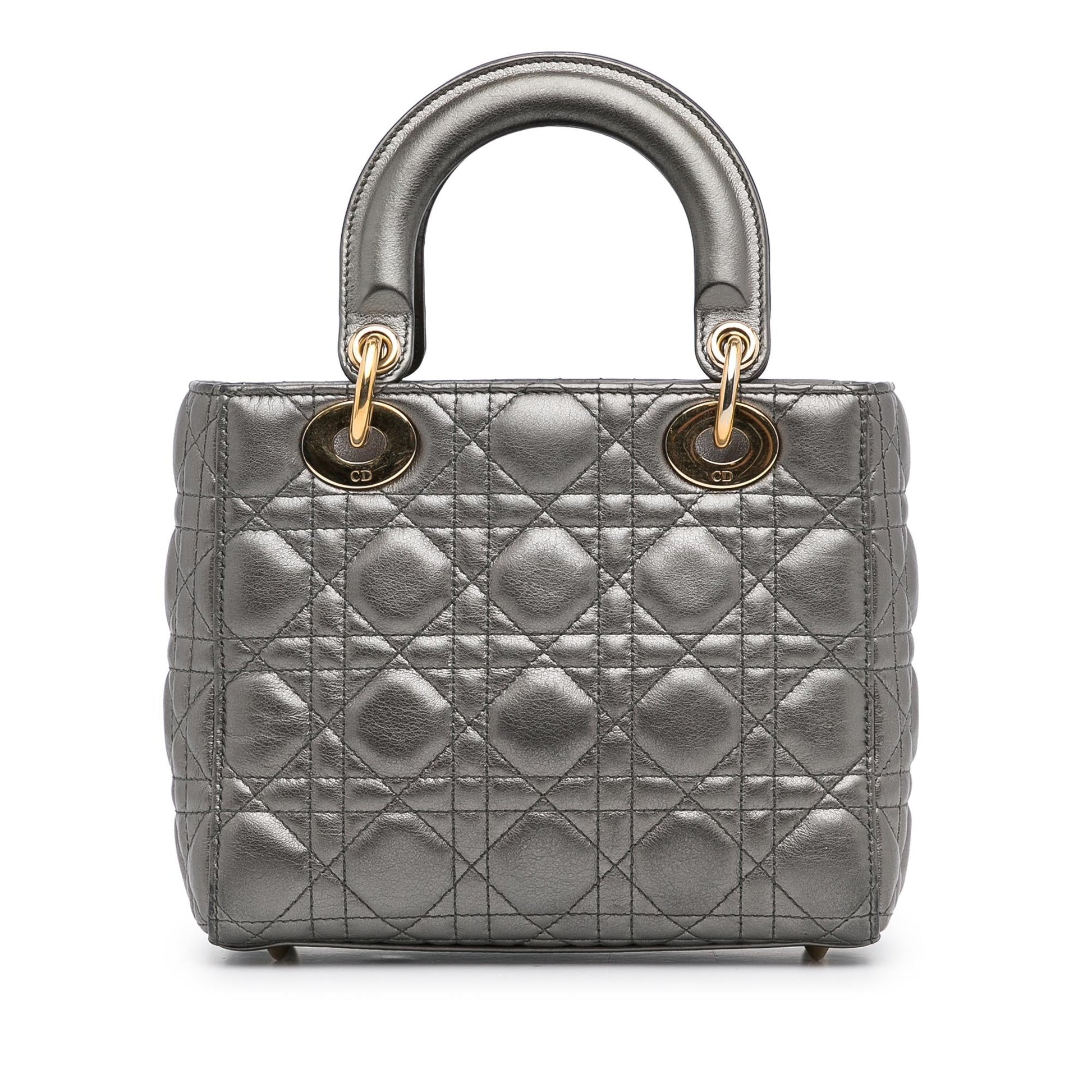 Dior Cannage Lady Shg 6Okgez Satchel Bag Small