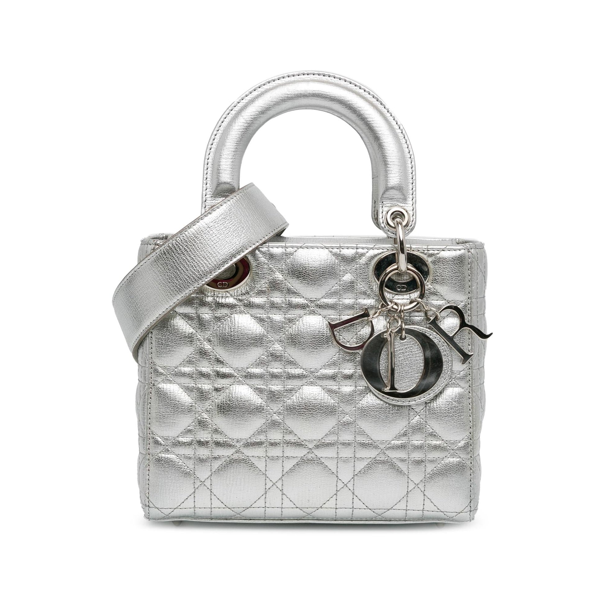 Dior Cannage My Abc Lady Lucky Badges Shg 82Sapn Small Satchel Bag