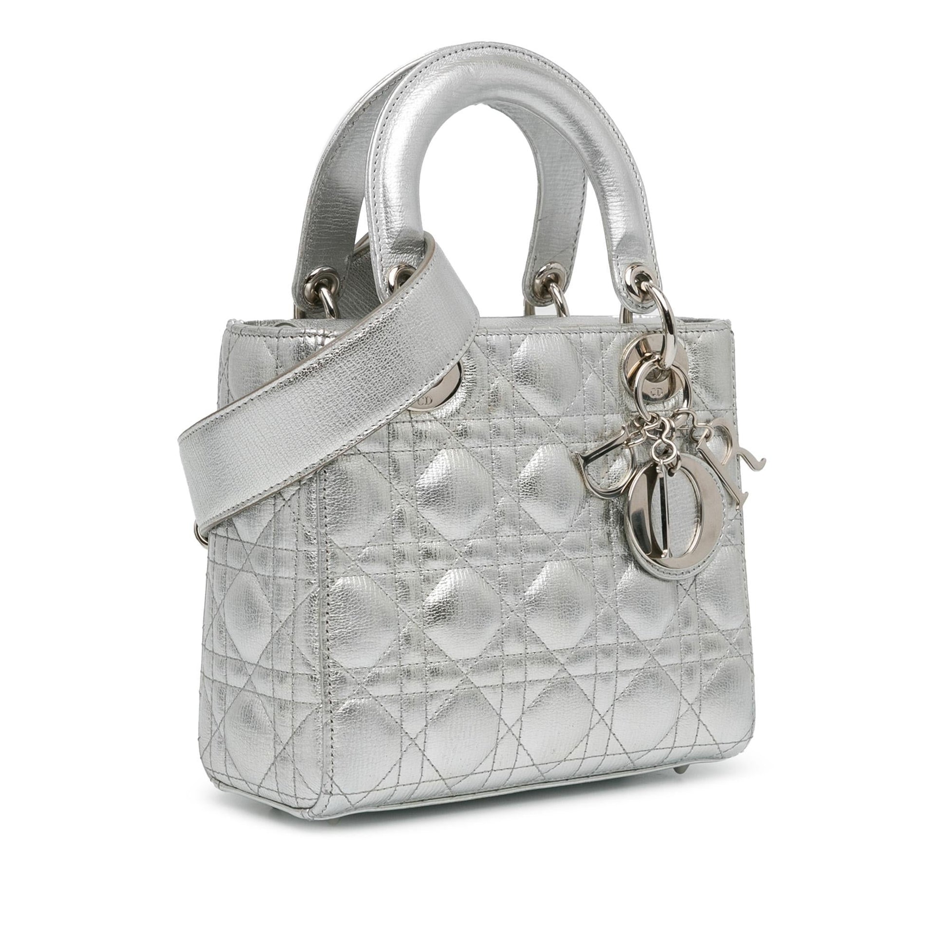 Dior Cannage My Abc Lady Lucky Badges Shg 82Sapn Small Satchel Bag