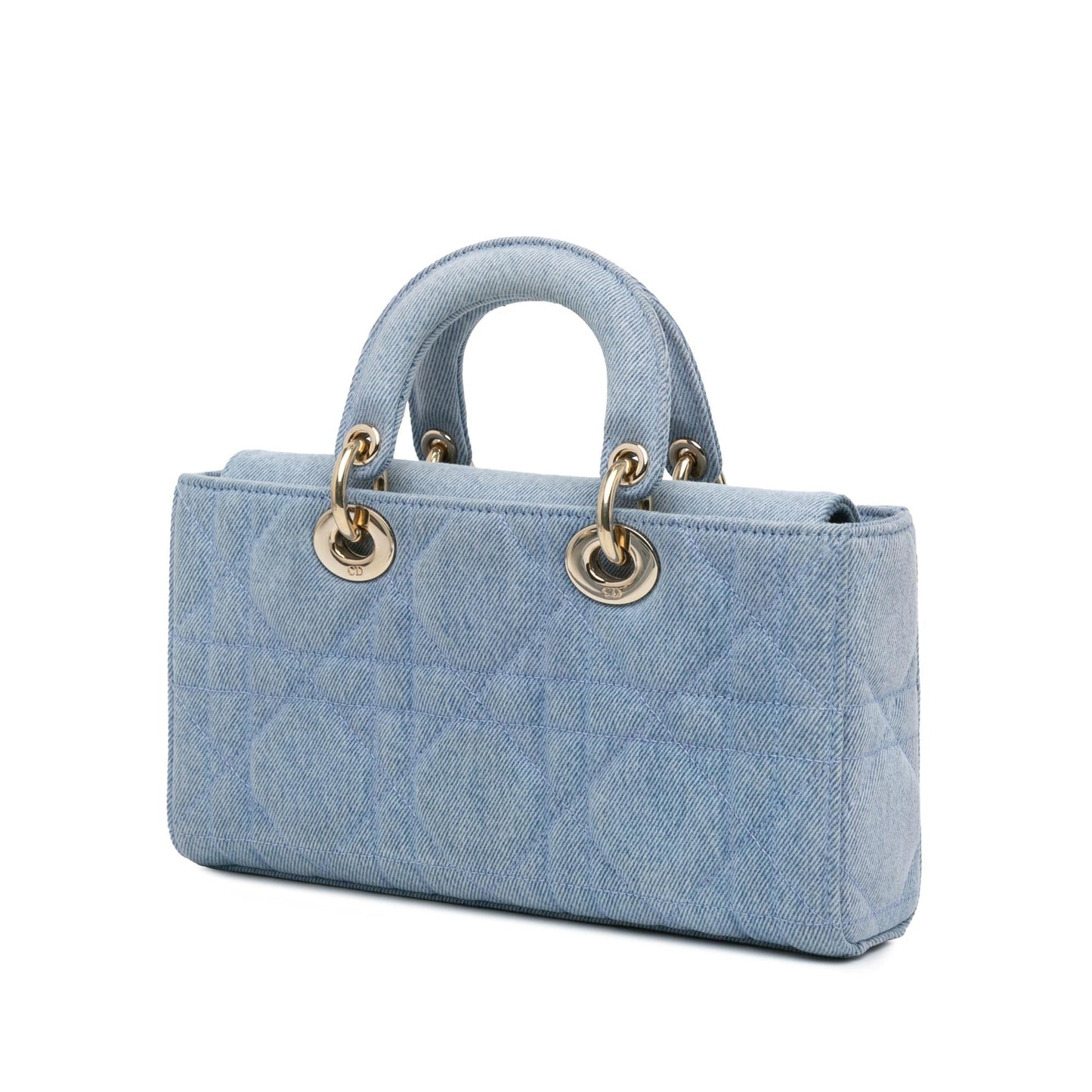 Dior Macrocannage Lady Joy Satchel Bag Denim Small D Joy 1