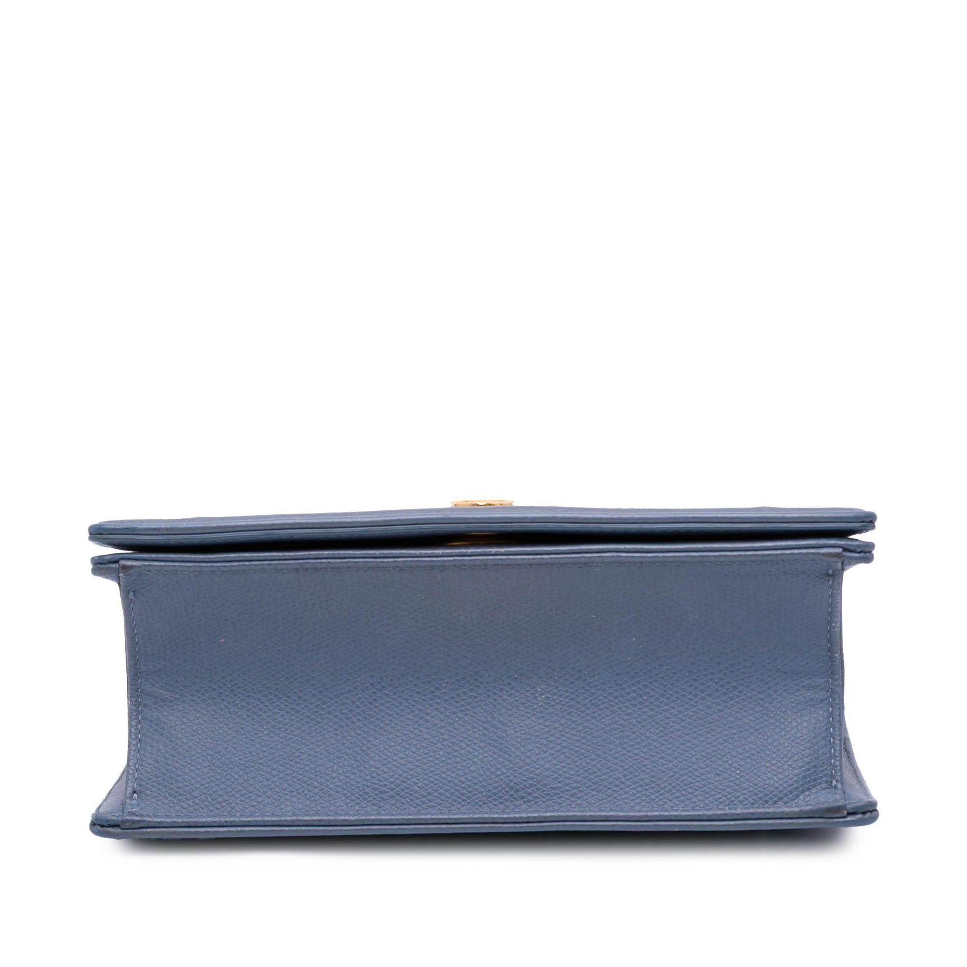 Dior Grained Calfskin ama Crossbody Bag Small Flap