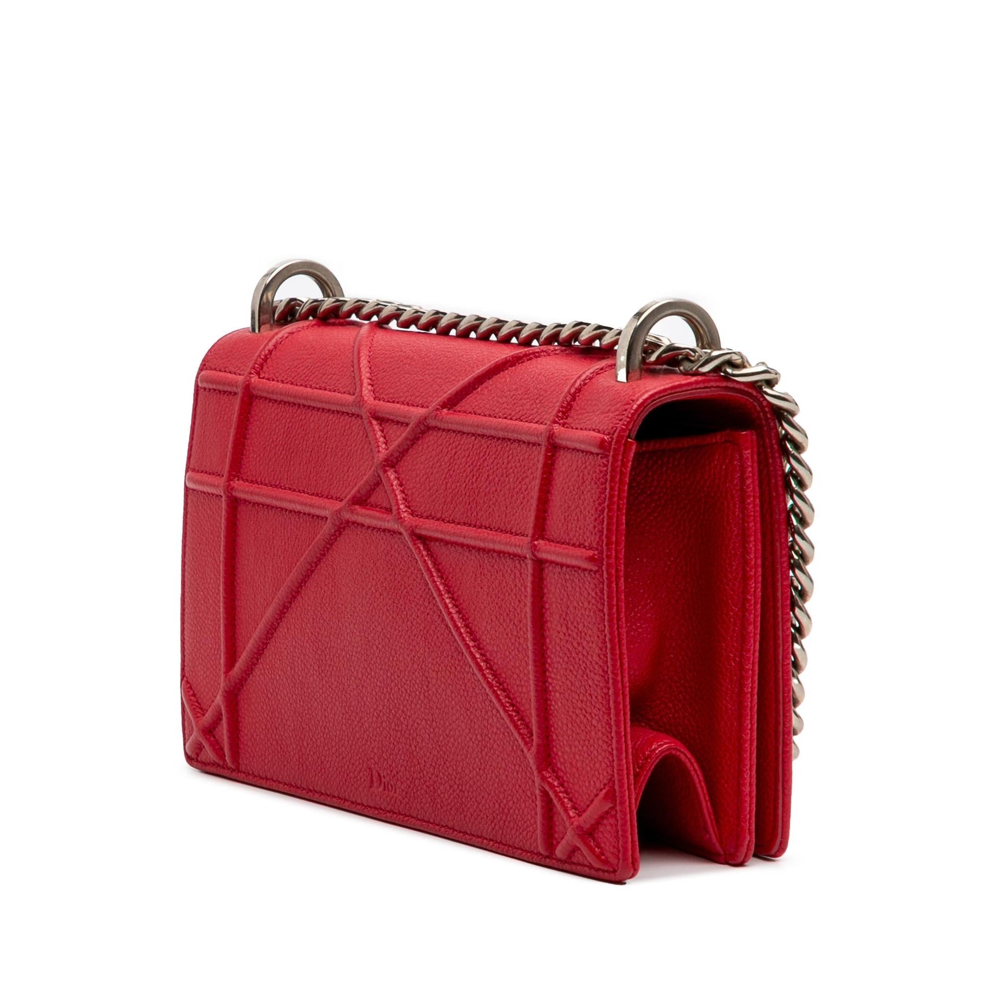 Dior Grained Calfskin ama Crossbody Bag Small Flap Diorama Flap 1