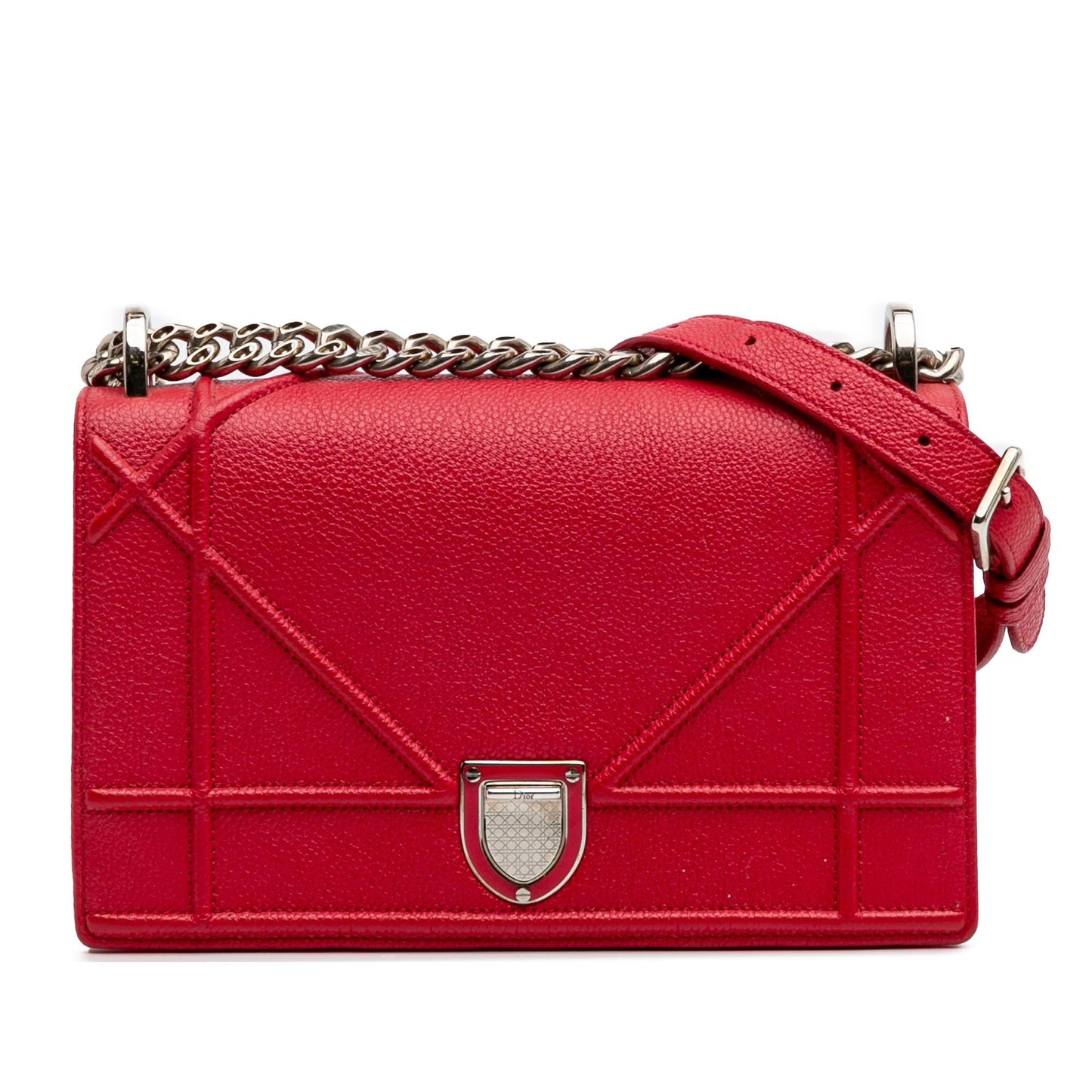 Dior Grained Calfskin ama Crossbody Bag Small Flap Diorama Flap 3