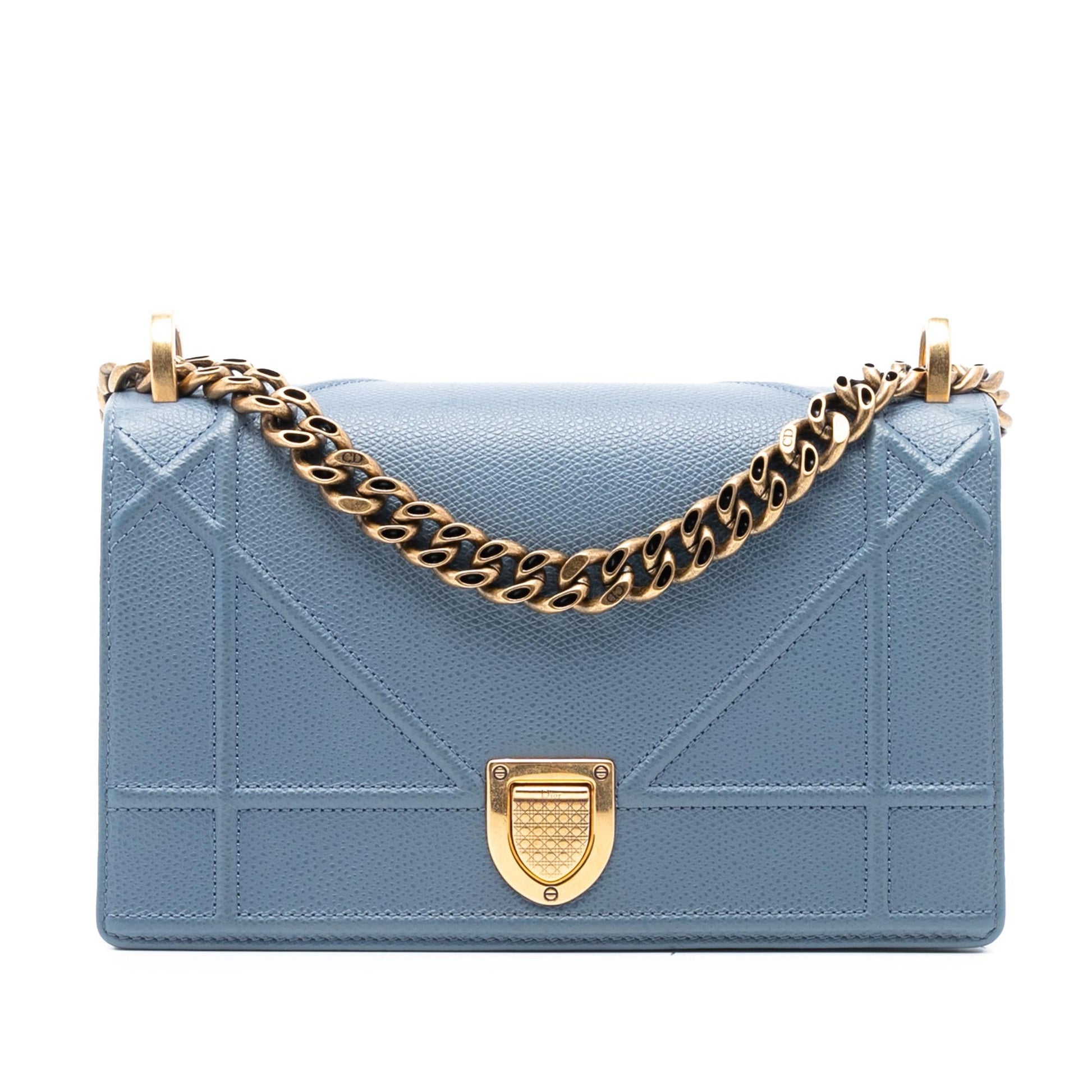 Dior Grained Calfskin ama Crossbody Bag Small Flap Diorama Flap 6