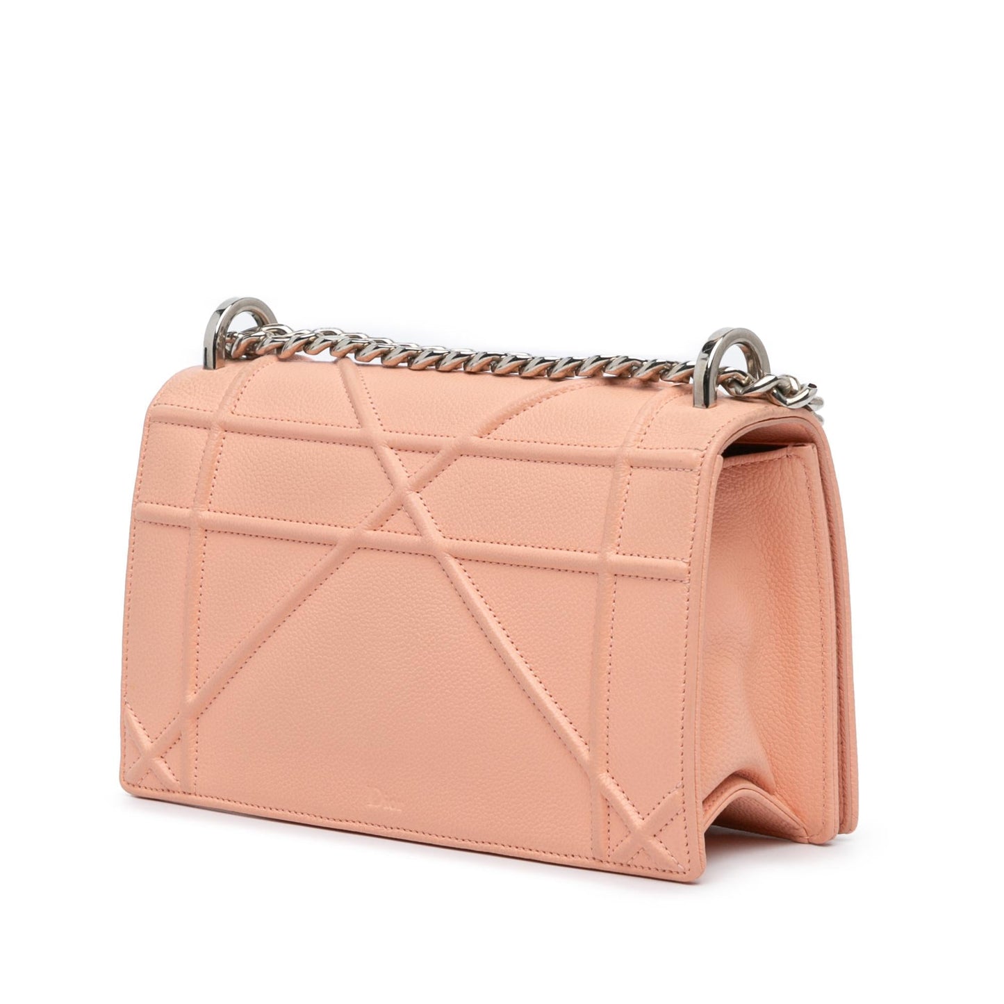 Dior Grained ama Crossbody Bag Leather Small Flap
