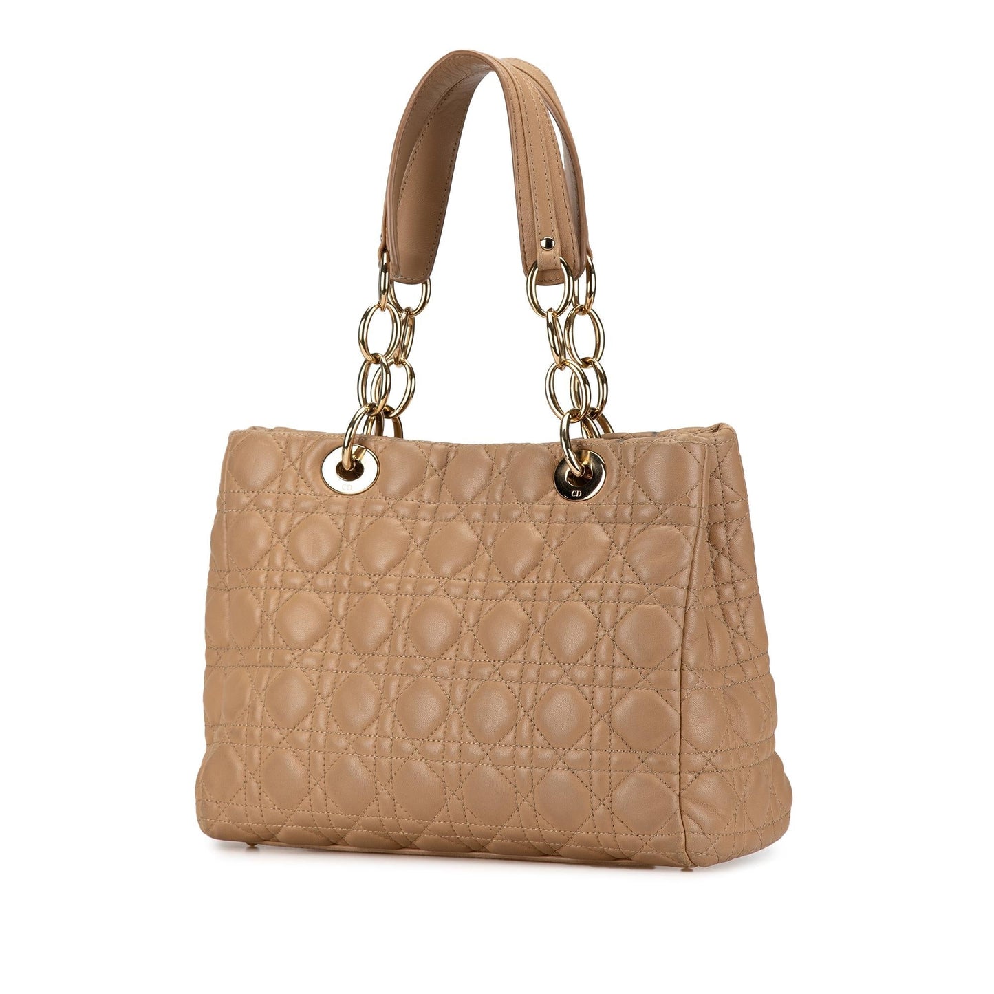 Dior Cannage Soft Shopping Tote Shg Gpzgoa Lambskin Small Tote Bag