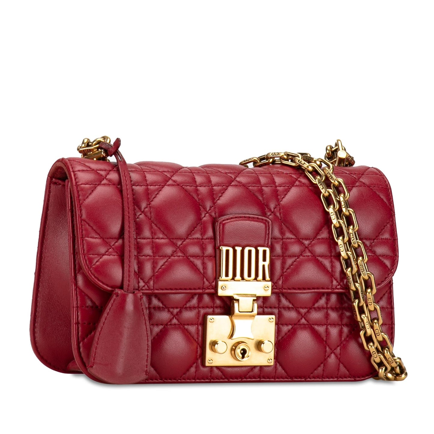 Dior Cannage addict Shg Nouord Shoulder Bag Lambskin Small Flap