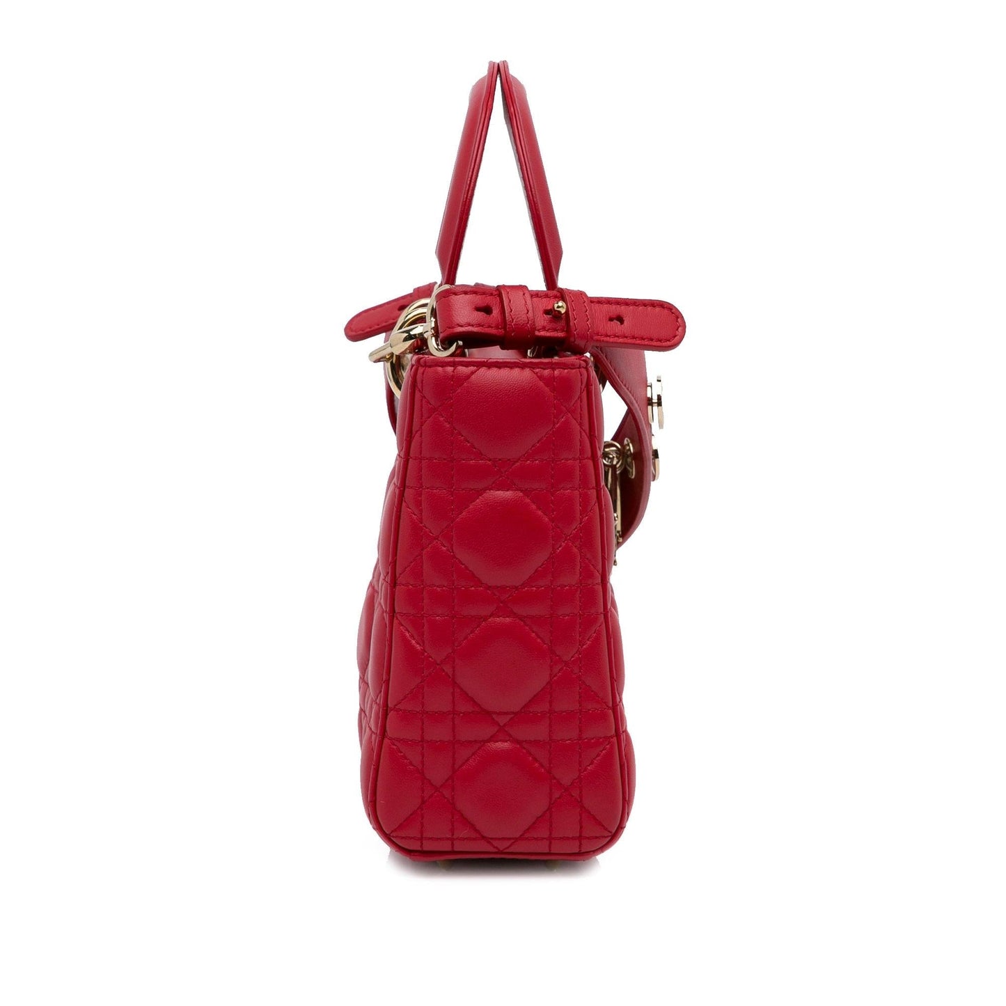 Dior Cannage Lady Shg Zsszpd Satchel Bag Lambskin Small