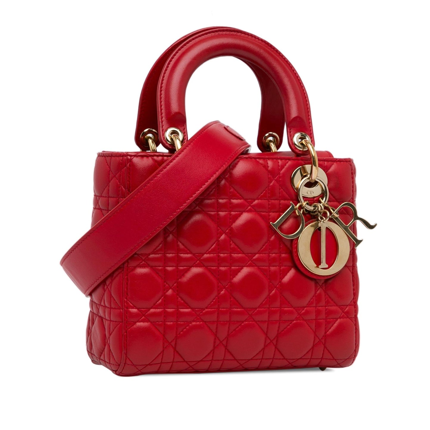 Dior Cannage Lucky Badges My Lady Shg Pn2Jx1 Satchel Lambskin Small Satchel Bag