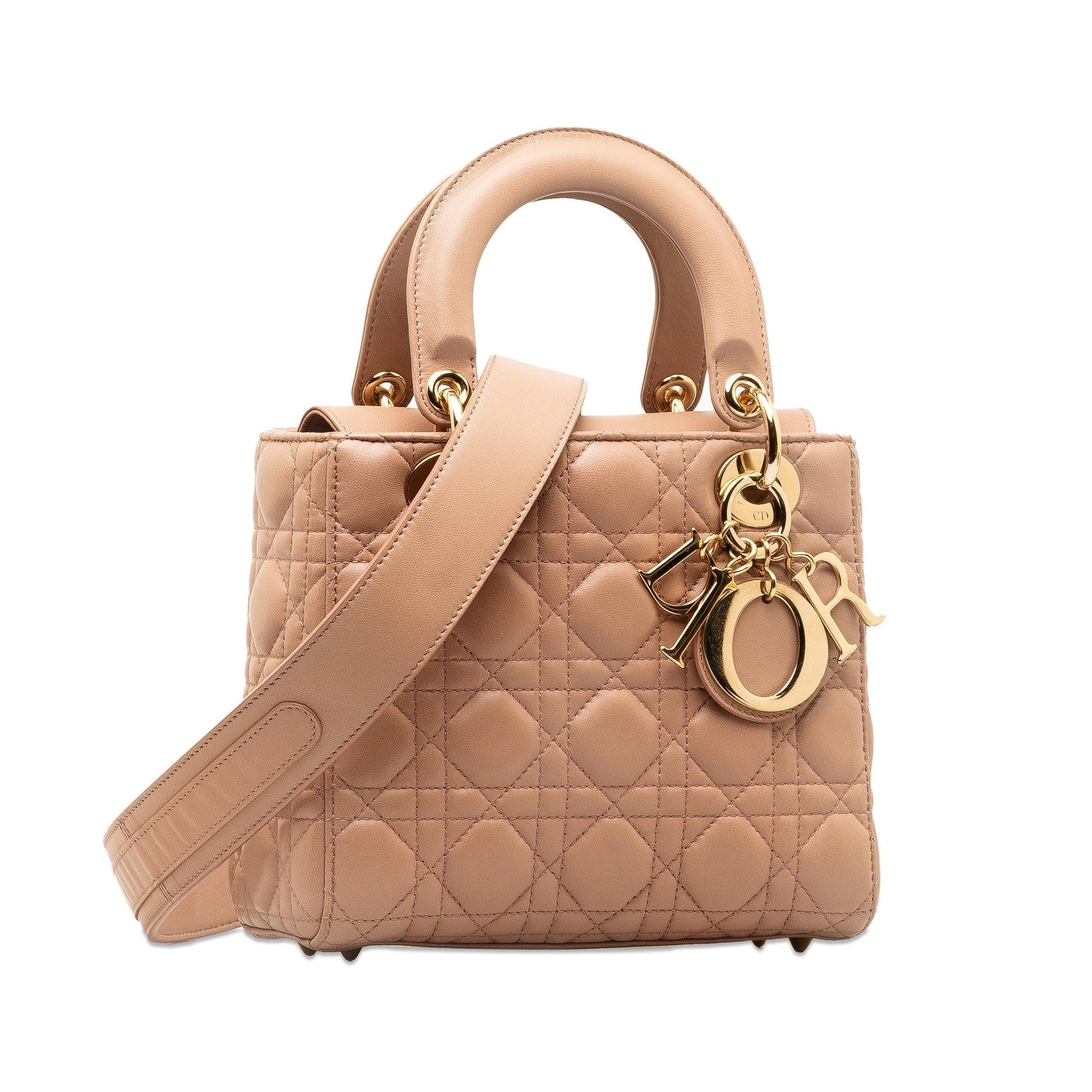 Dior Cannage My Abc Lady Shg Uye5Ne Satchel Bag Lambskin Small