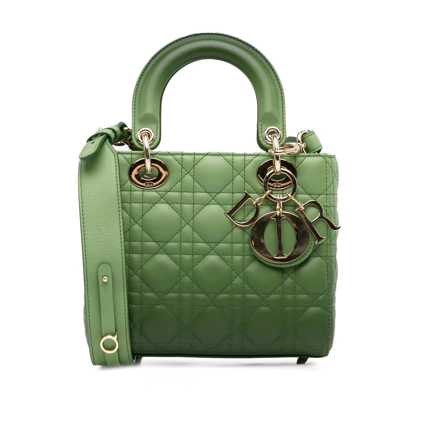 Dior Cannage My Abc Lady Shg Afsyck Satchel Bag Lambskin Small