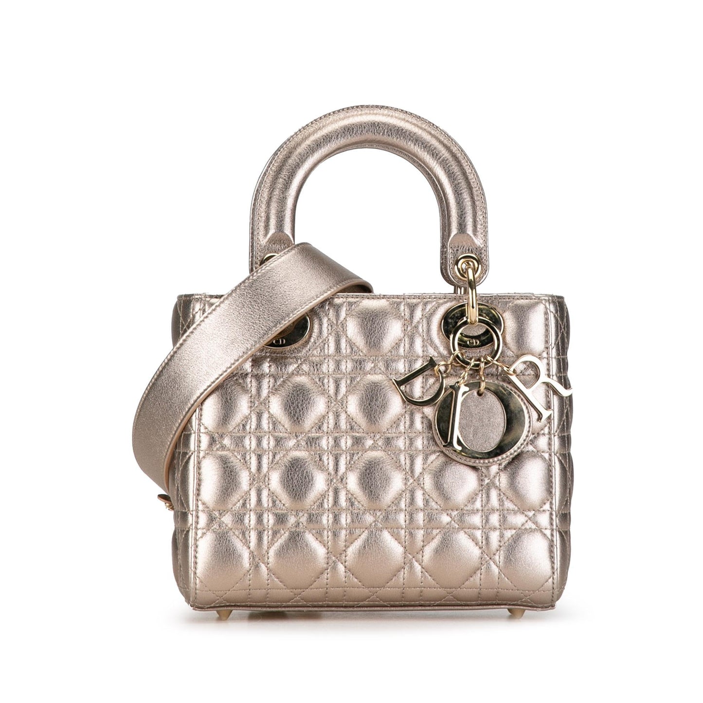 Dior Cannage My Abc Lady Shg Svionf Satchel Bag Lambskin Small