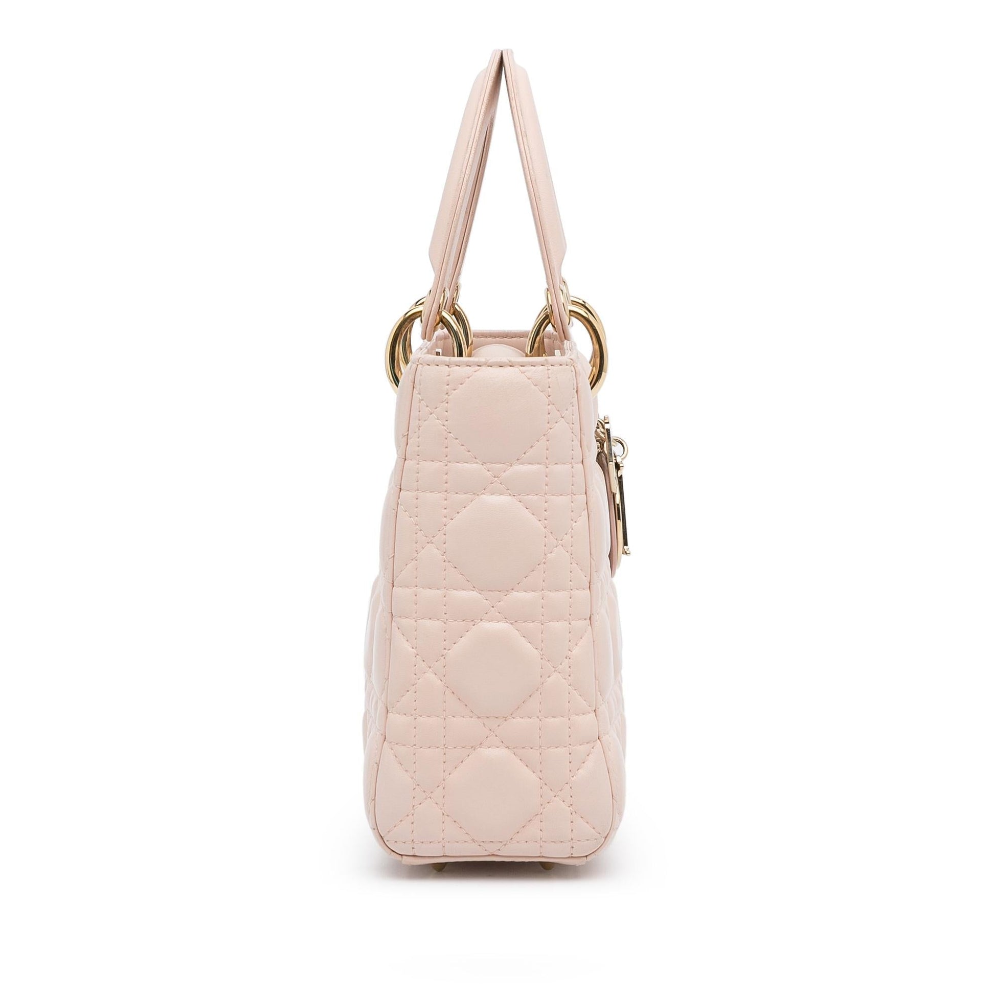 Dior Cannage My Abc Lady Satchel Bag Lambskin Small Lady Dior 1