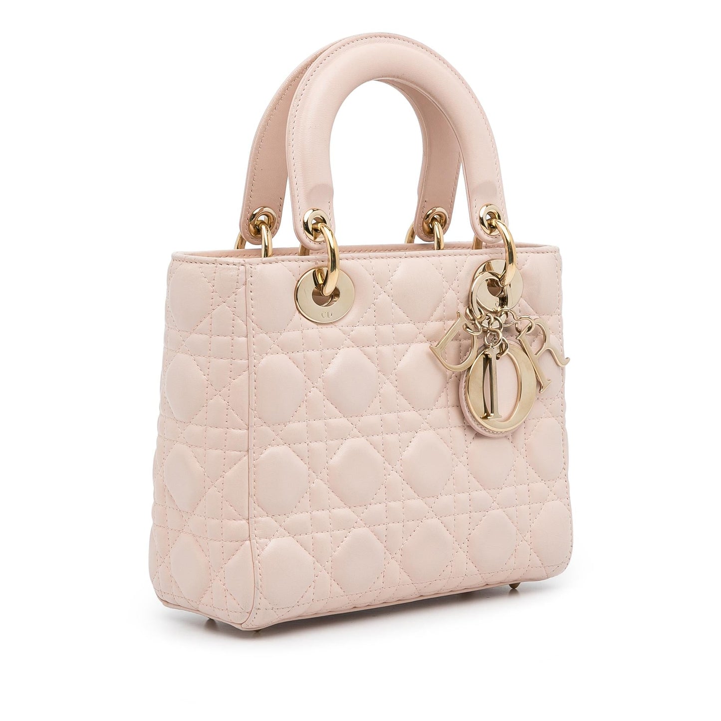 Dior Cannage My Abc Lady Satchel Bag Lambskin Small Lady Dior 2