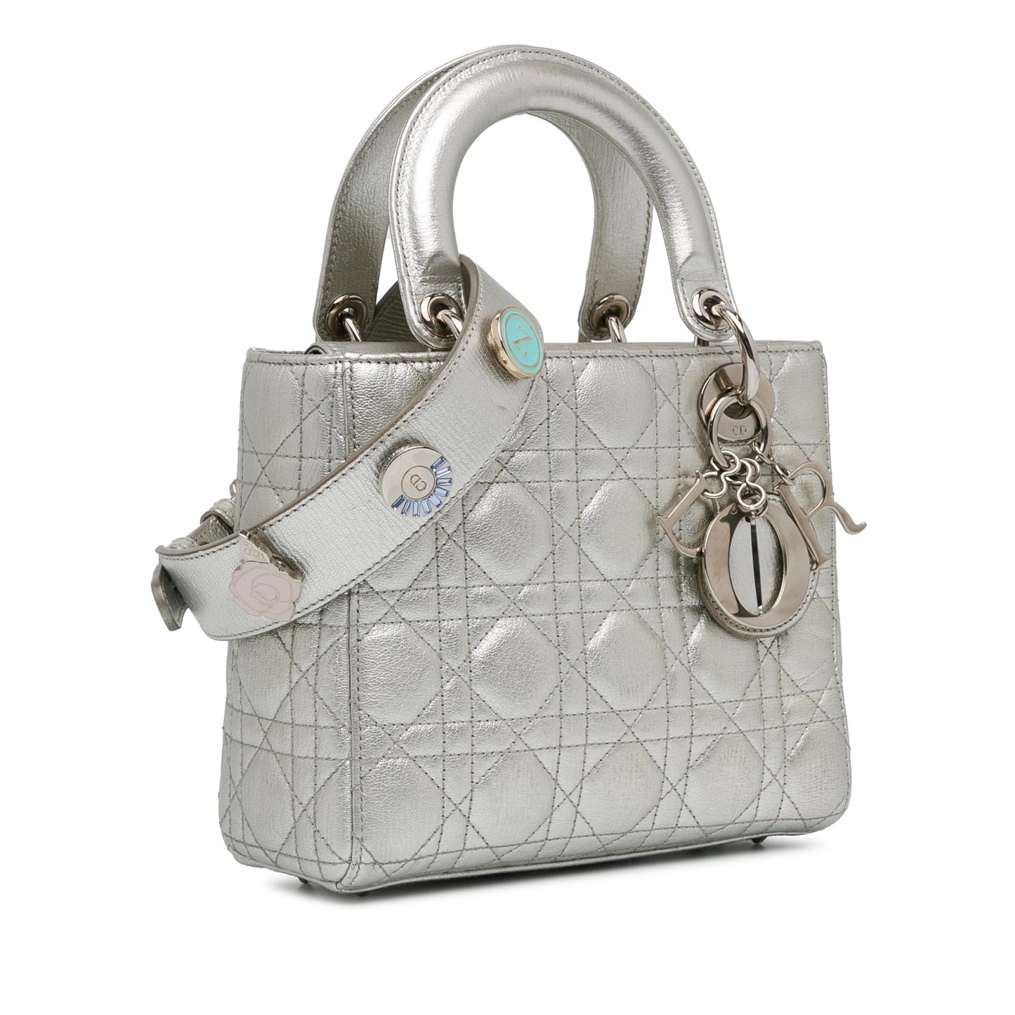 Dior Cannage My Lady Lucky Badges Shg Jg6K3E Satchel Lambskin Small Satchel Bag