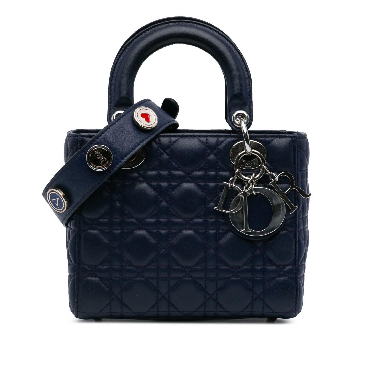 Dior Cannage Myabc Lady Satchel Bag Lambskin Small