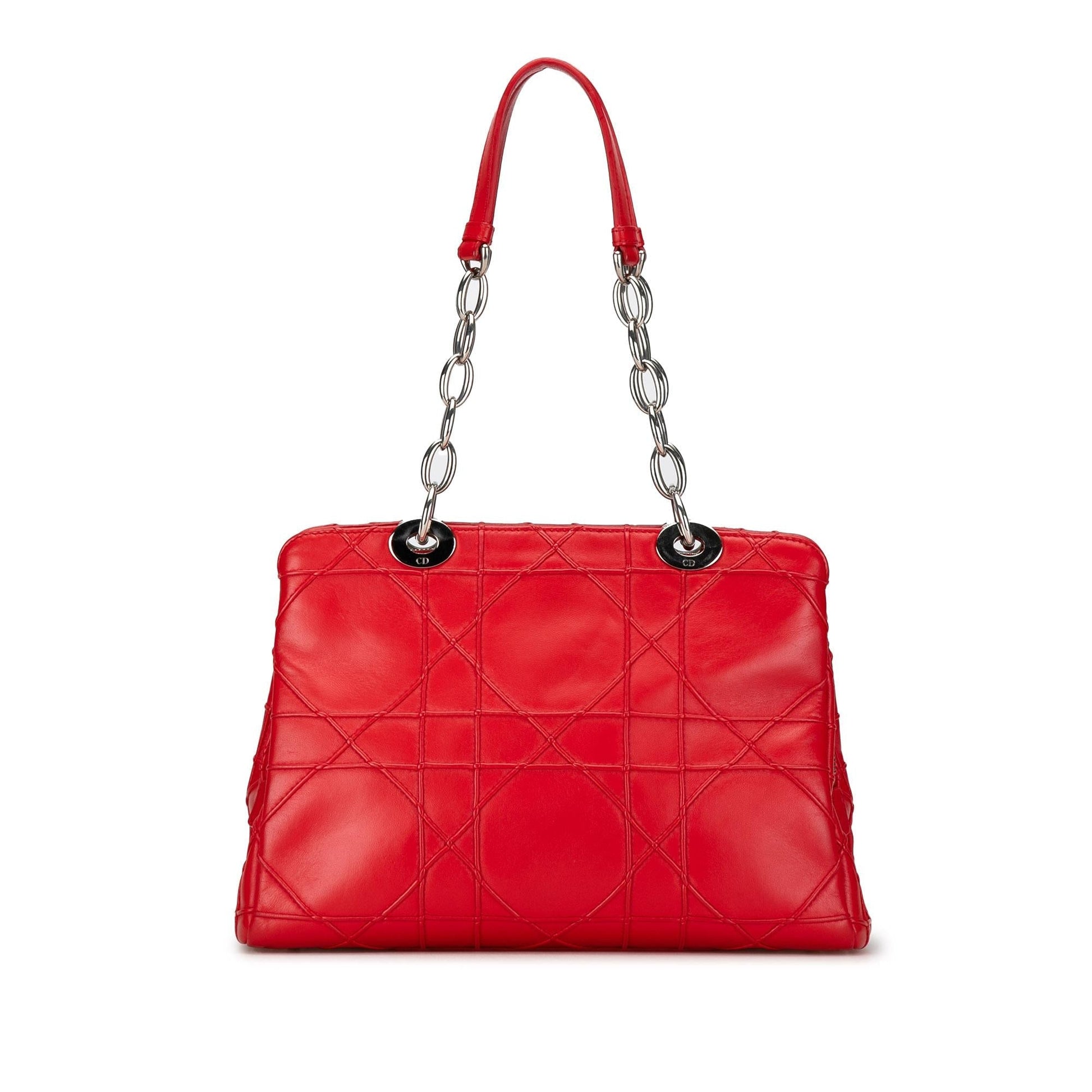 Dior Cannage Soft Shopping Tote Shg Nnborz Lambskin Small Zip Tote Bag