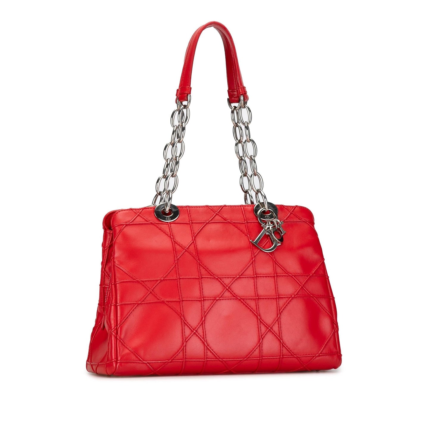 Dior Cannage Soft Shopping Tote Shg Nnborz Lambskin Small Zip Tote Bag