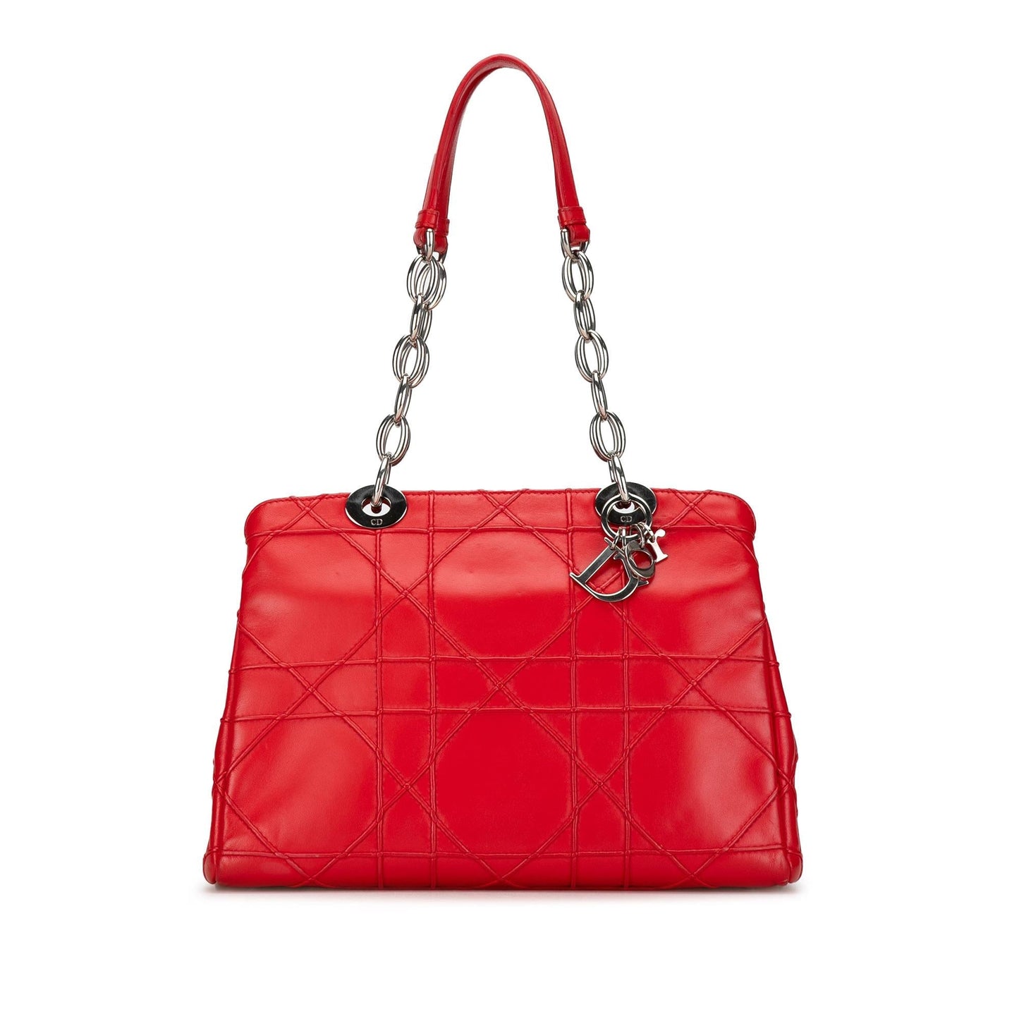 Dior Cannage Soft Shopping Tote Shg Ovmmg5 Lambskin Small Zip Tote Bag