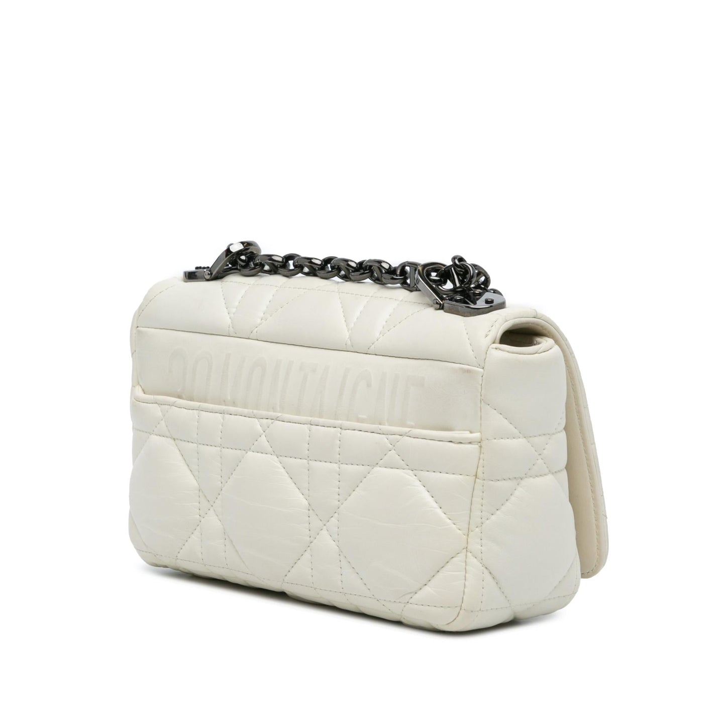 Dior Macrocannage Caro Bag Lambskin Small Crossbody Bag