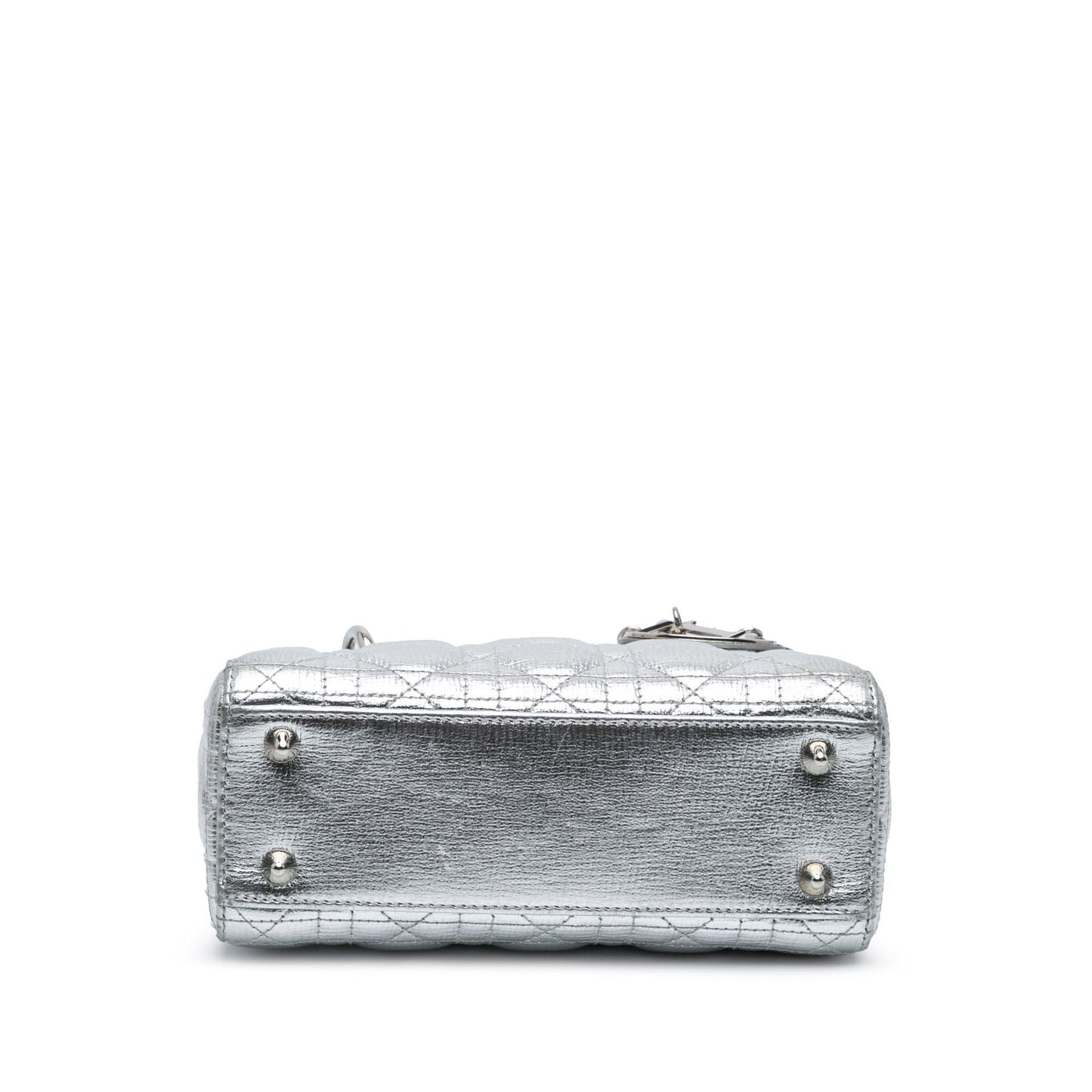 Dior Metallic Grained Calfskin Cannage My Abc Lady Satchel Small Satchel Bag Lady Dior 1