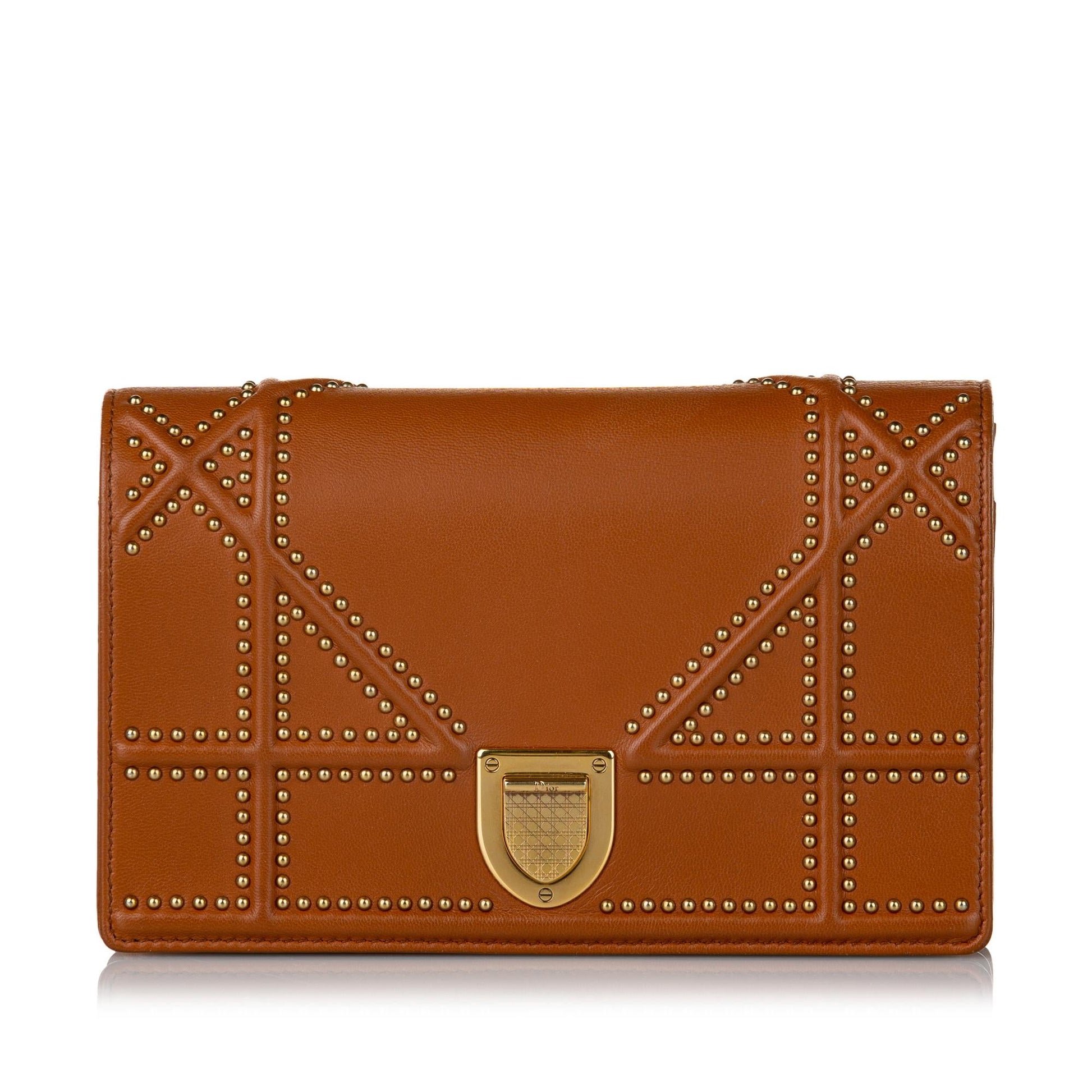 Dior Studded ama Crossbody Bag Shg Small