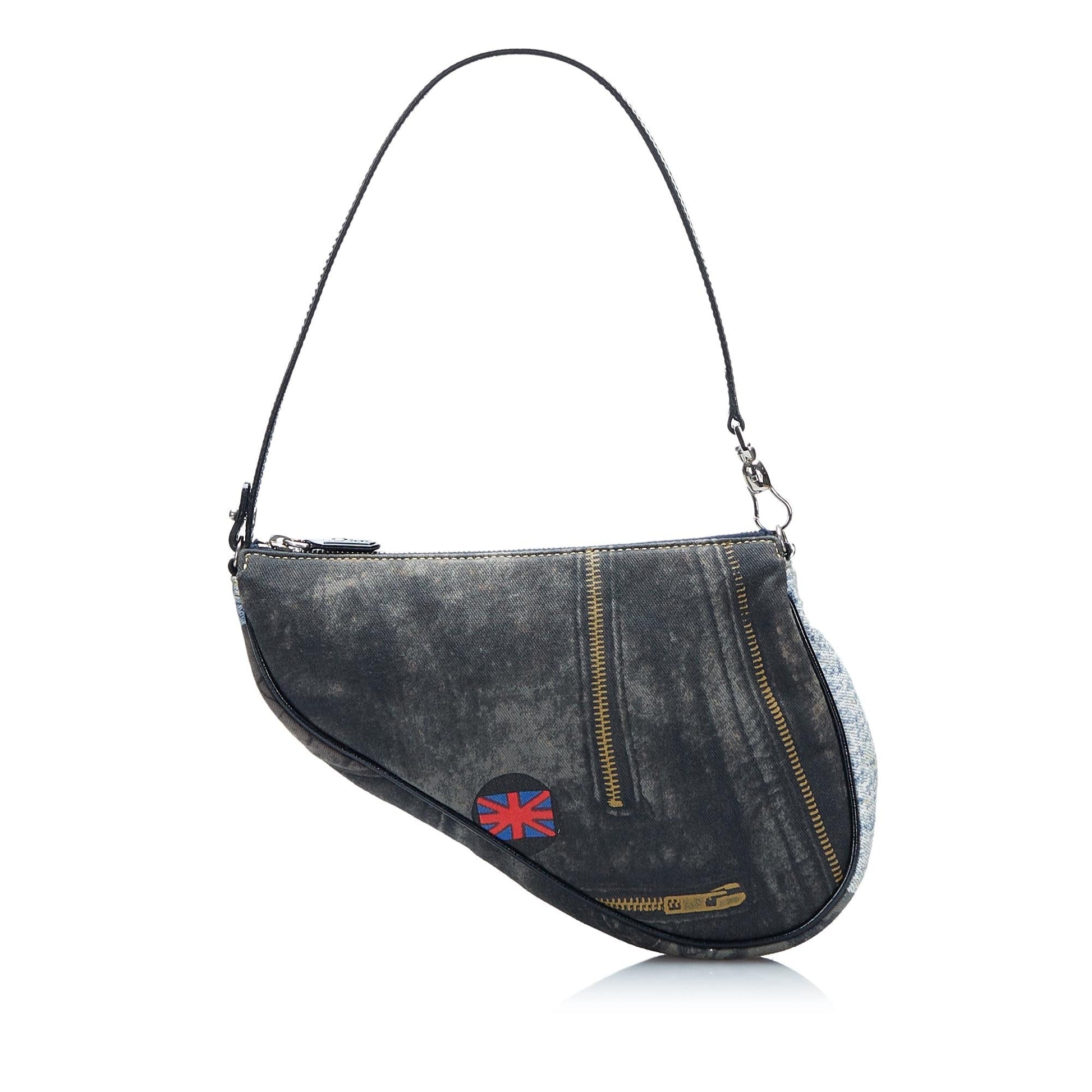 Dior Speedway Saddle Shg Abxxmq Handbag Denim Mini Travel Bag