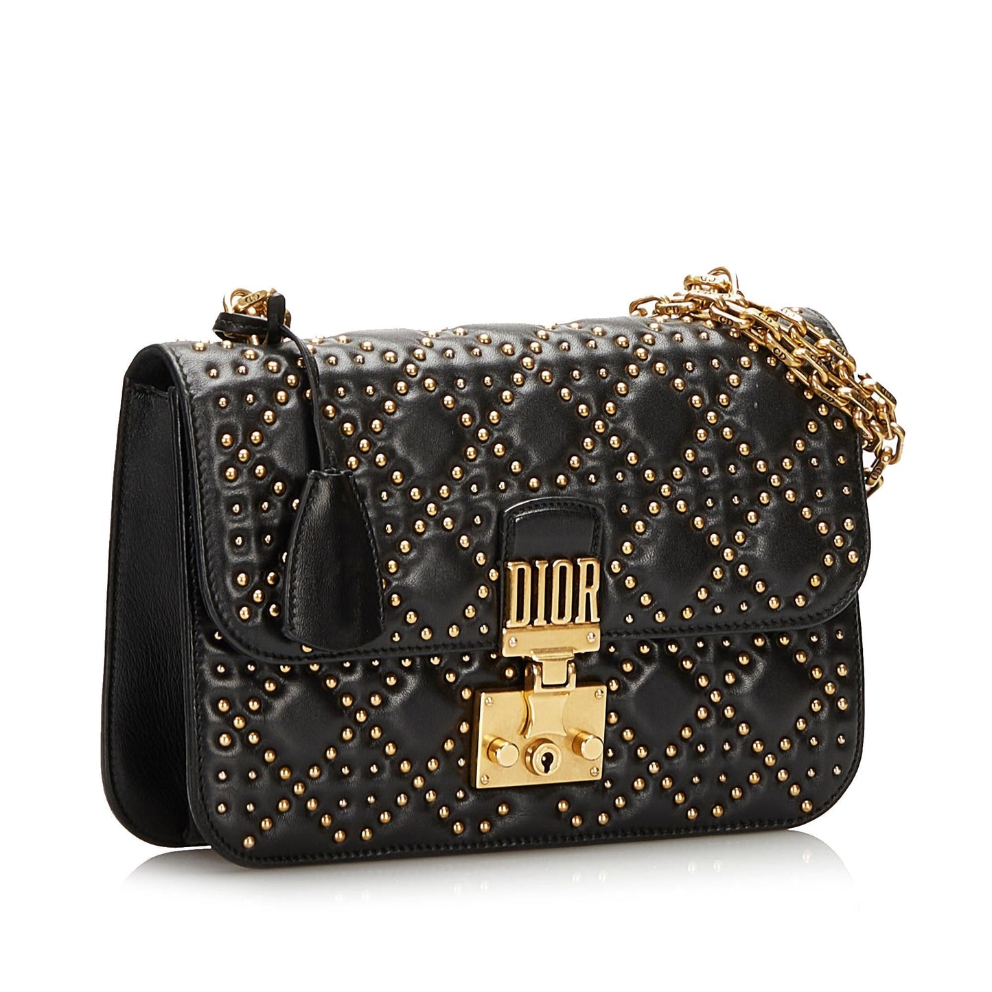 Dior Studded Cannage addict Shg Crossbody Bag Flap