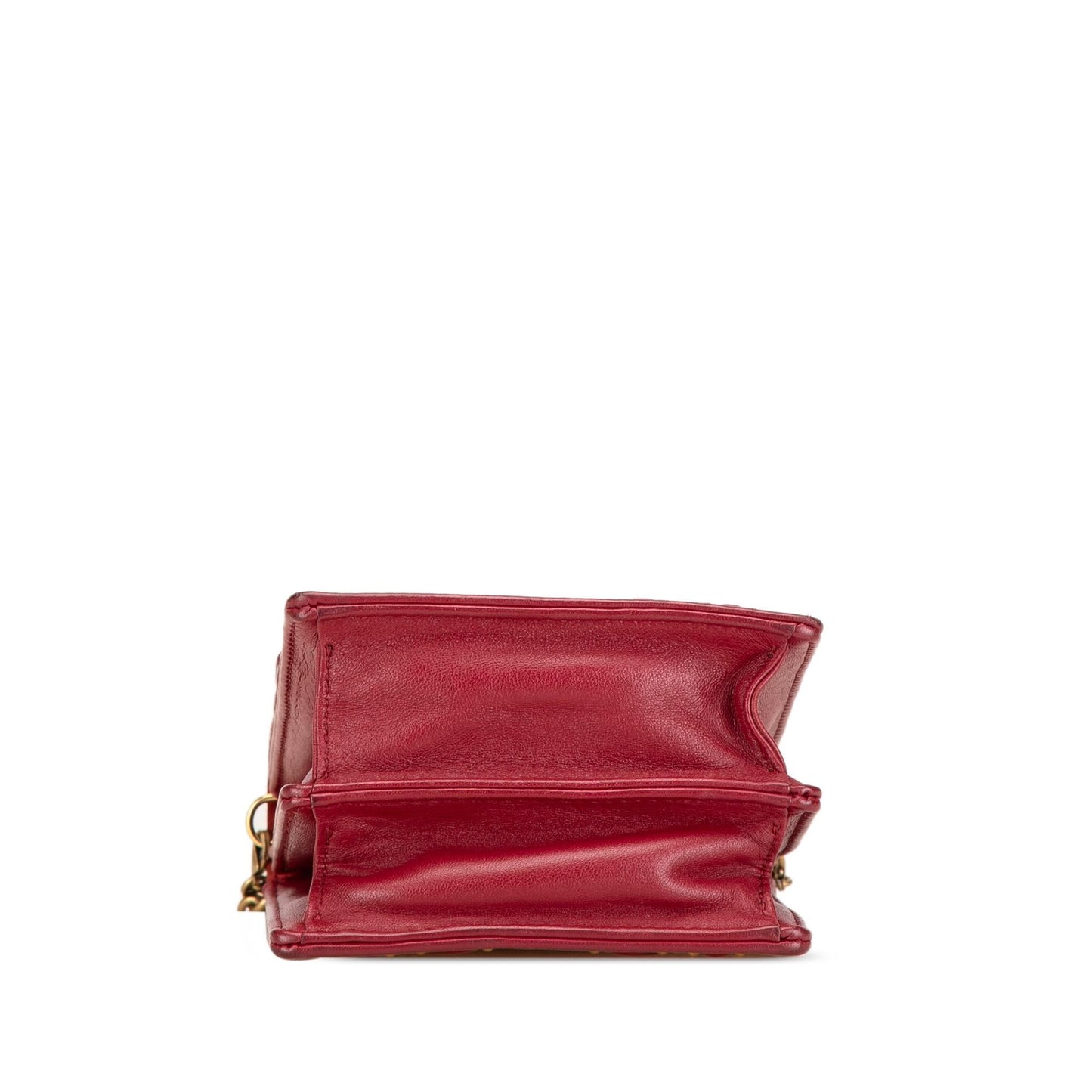 Dior Studded Vertical ama Bag Lambskin Crossbody Bag