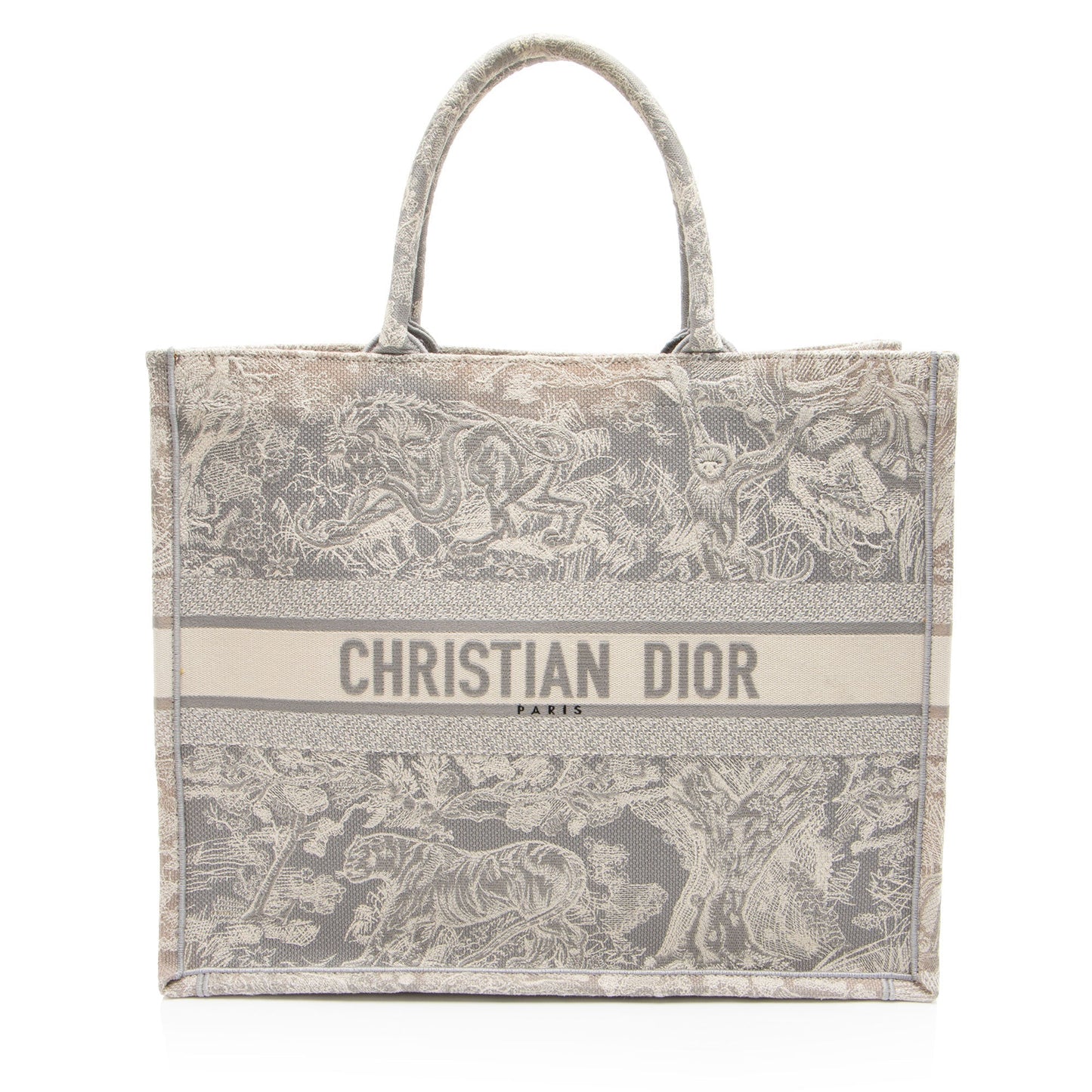 Dior Toile De Jouy Book Tote Large Tote Bag