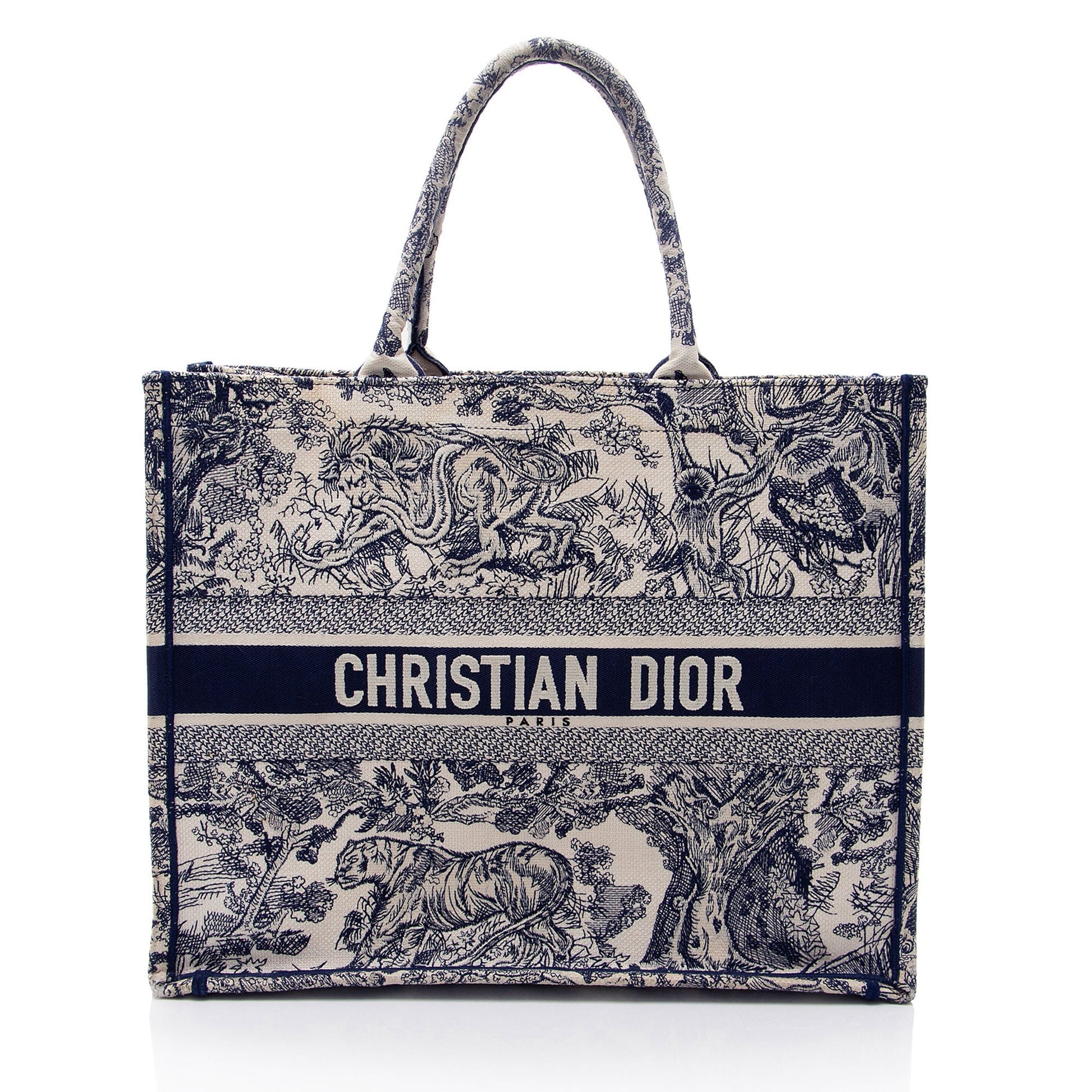Dior Toile De Jouy Book Tote Large Tote Bag Tote Shf Wv5Vsz