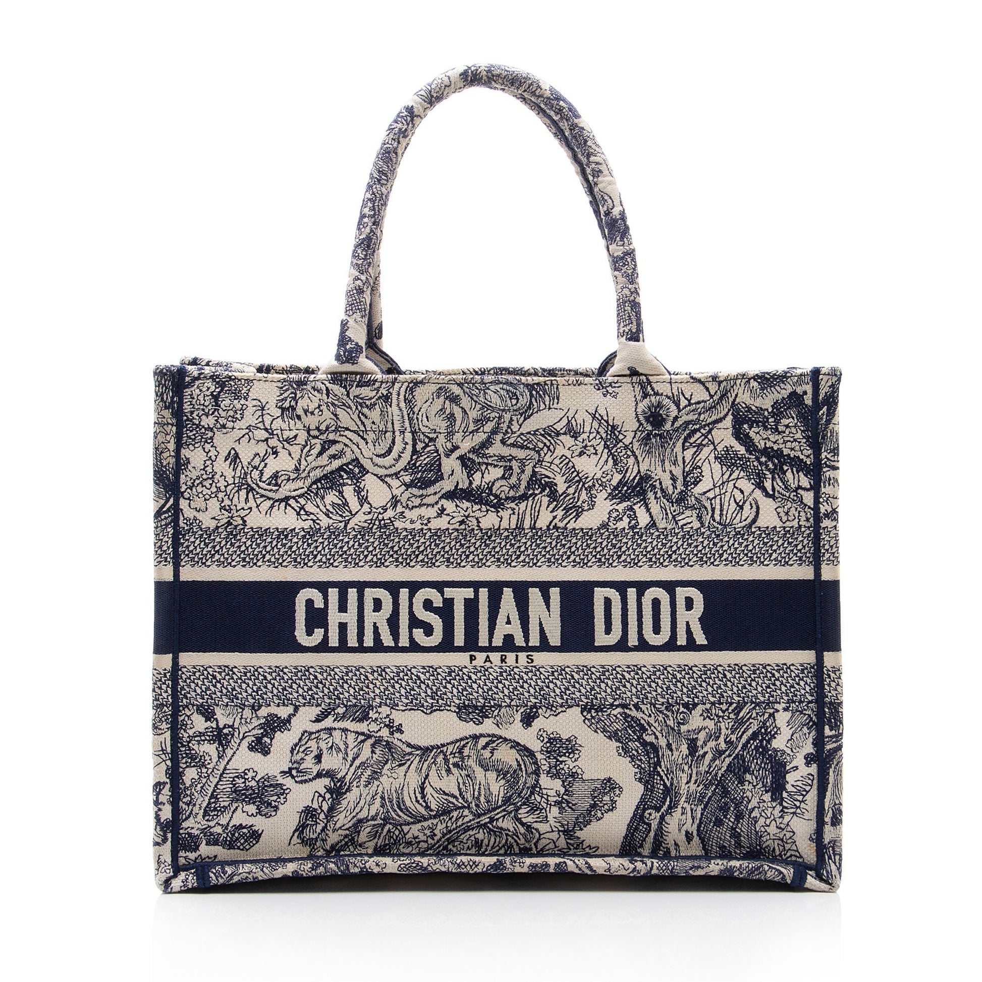 Dior Toile De Jouy Book Tote Shf 5Ht08Q Small Tote Bag