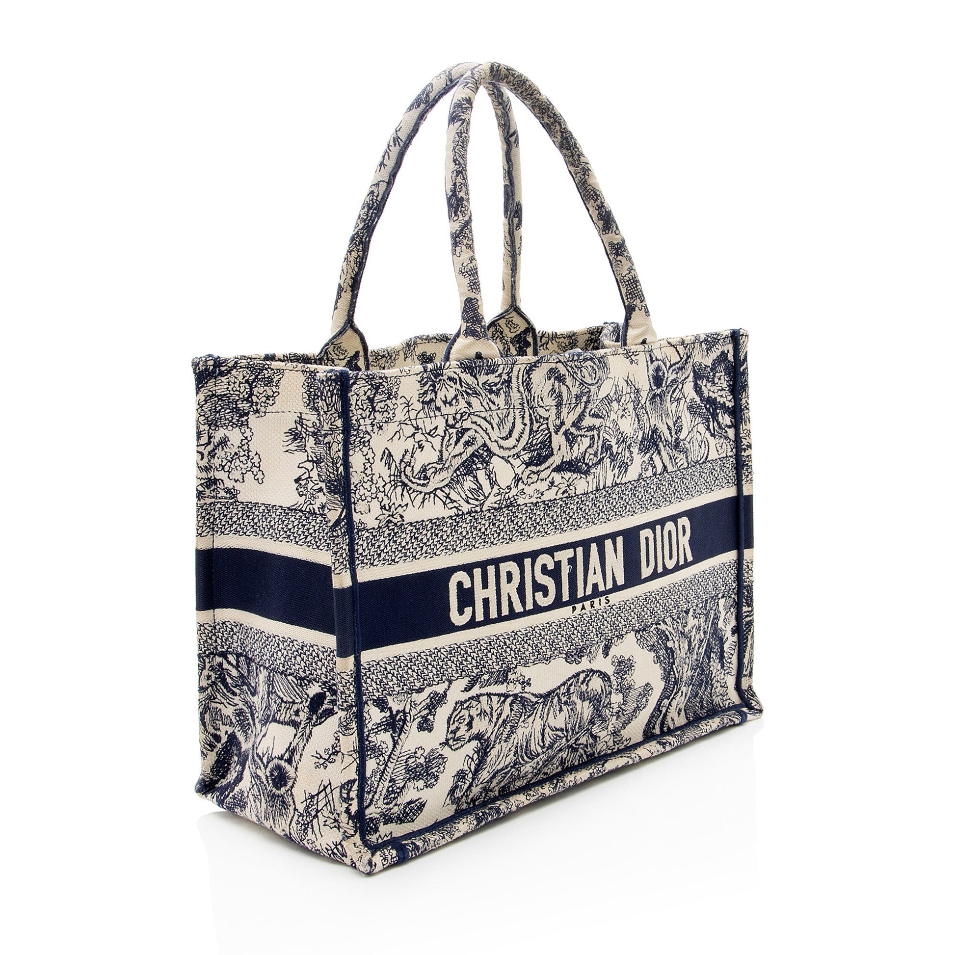 Dior Toile De Jouy Book Tote Small Tote Bag Small Book Tote
