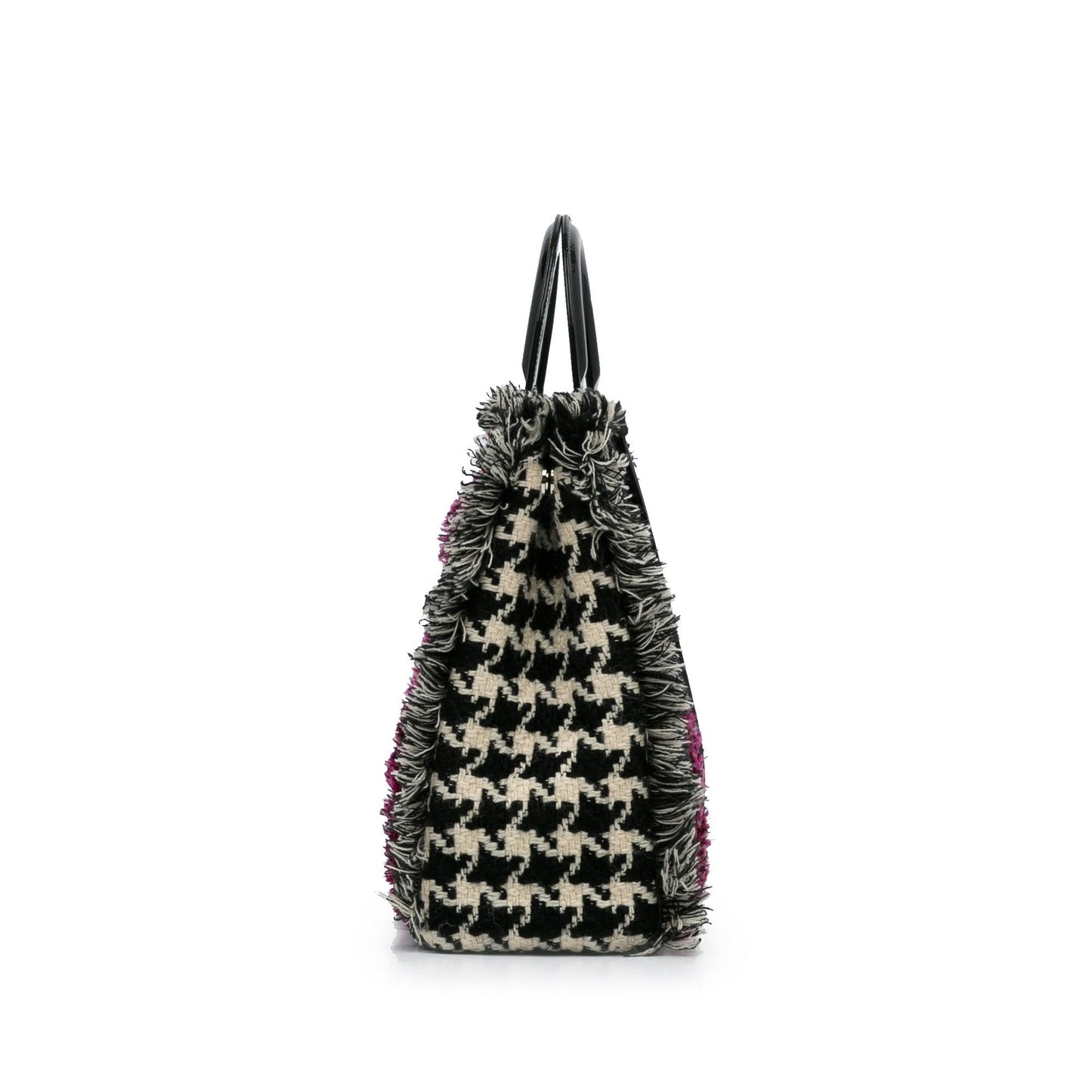 Dior Tweed issimo Houndstooth Satchel Shg Nlsaip Satchel Bag