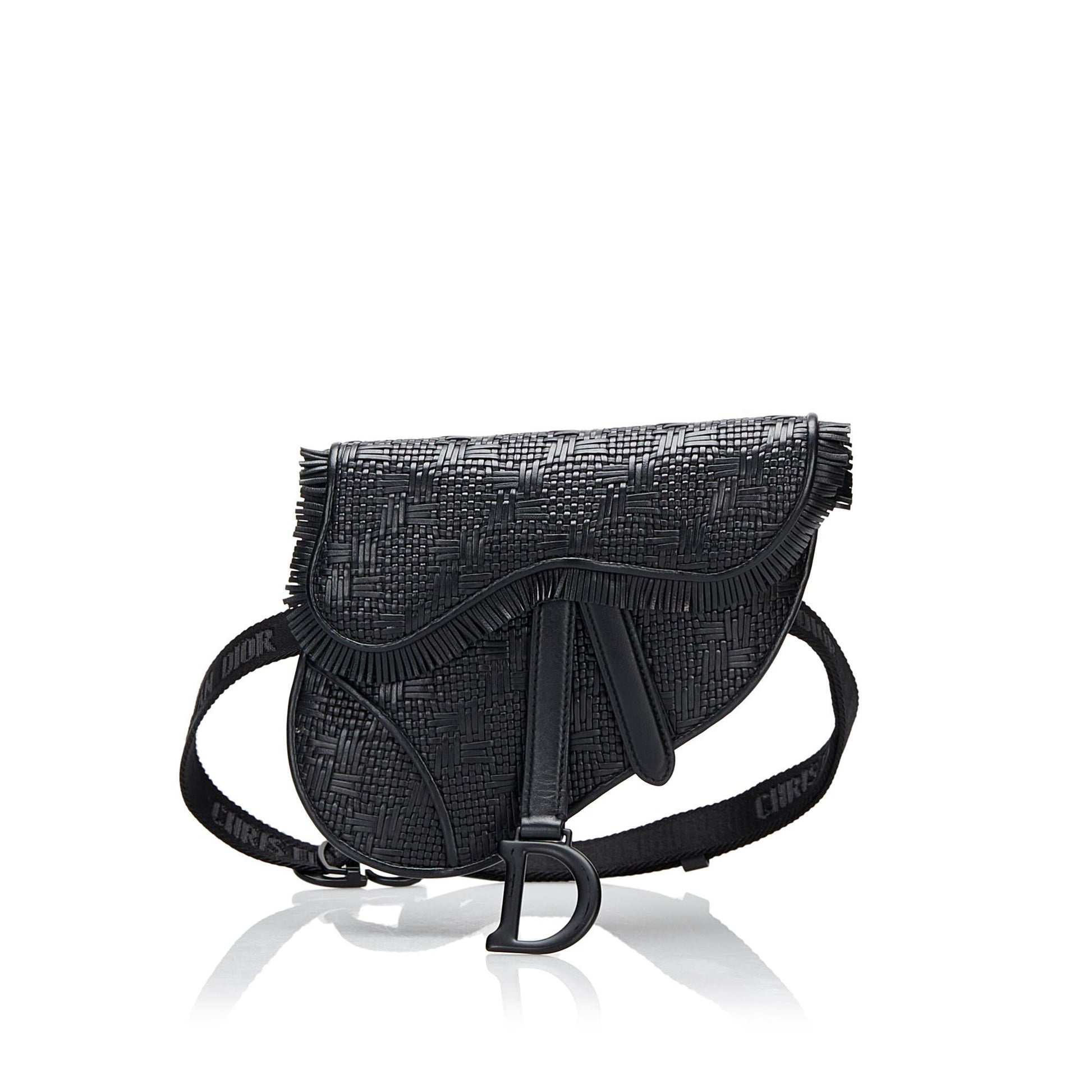 Dior Ultra Matte Saddle Shg Arttph Handbag Woven Travel Bag