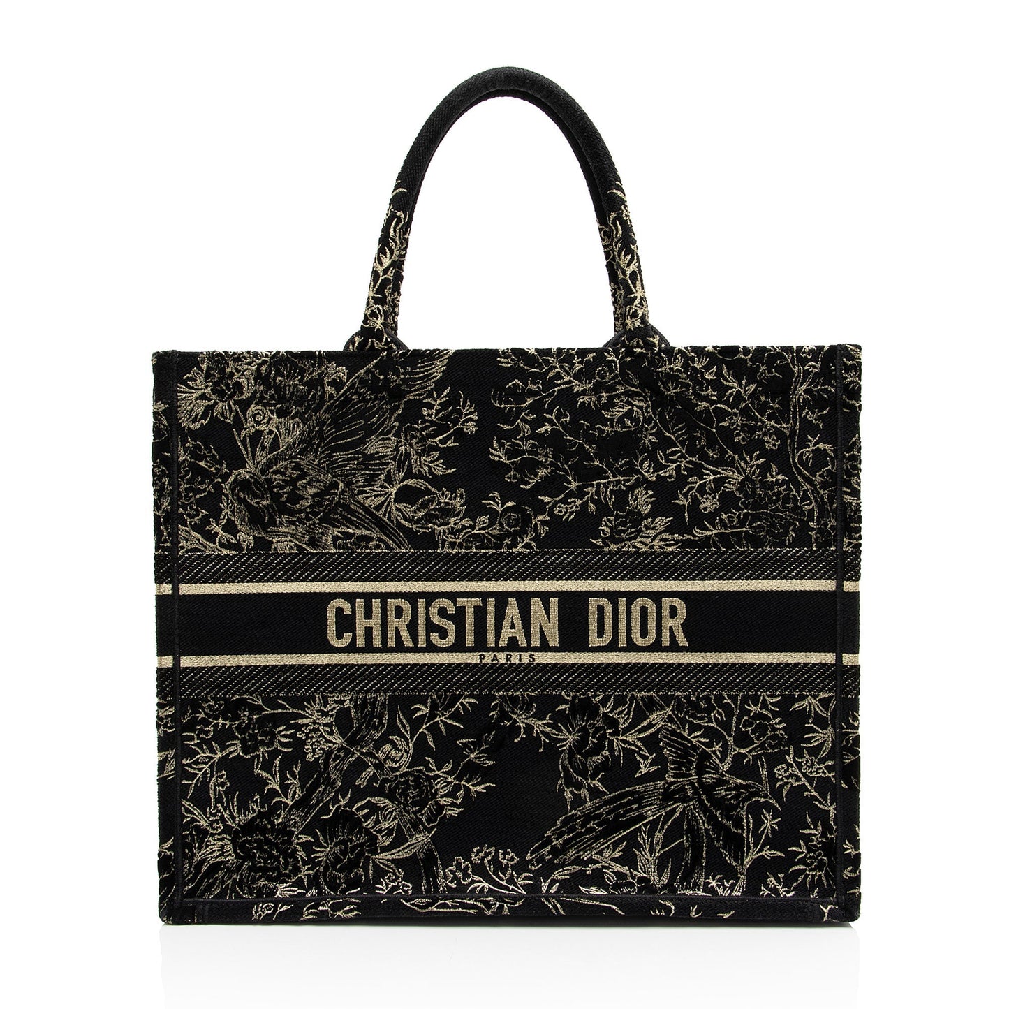 Dior Velvet Jardin Hiver Book Tote Shf 6Hqwxm Large Tote Bag