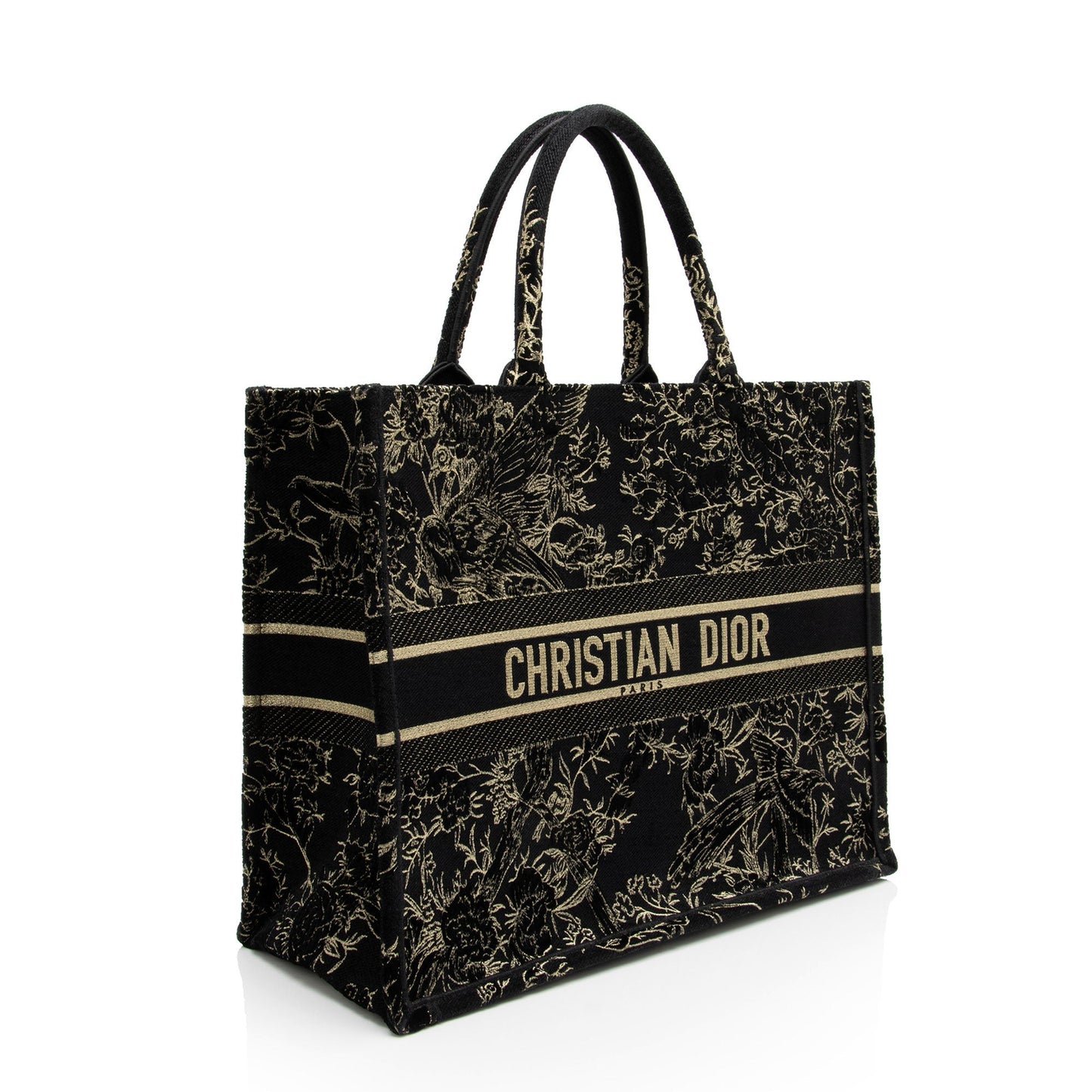 Dior Velvet Jardin Hiver Book Tote Shf 6Hqwxm Large Tote Bag