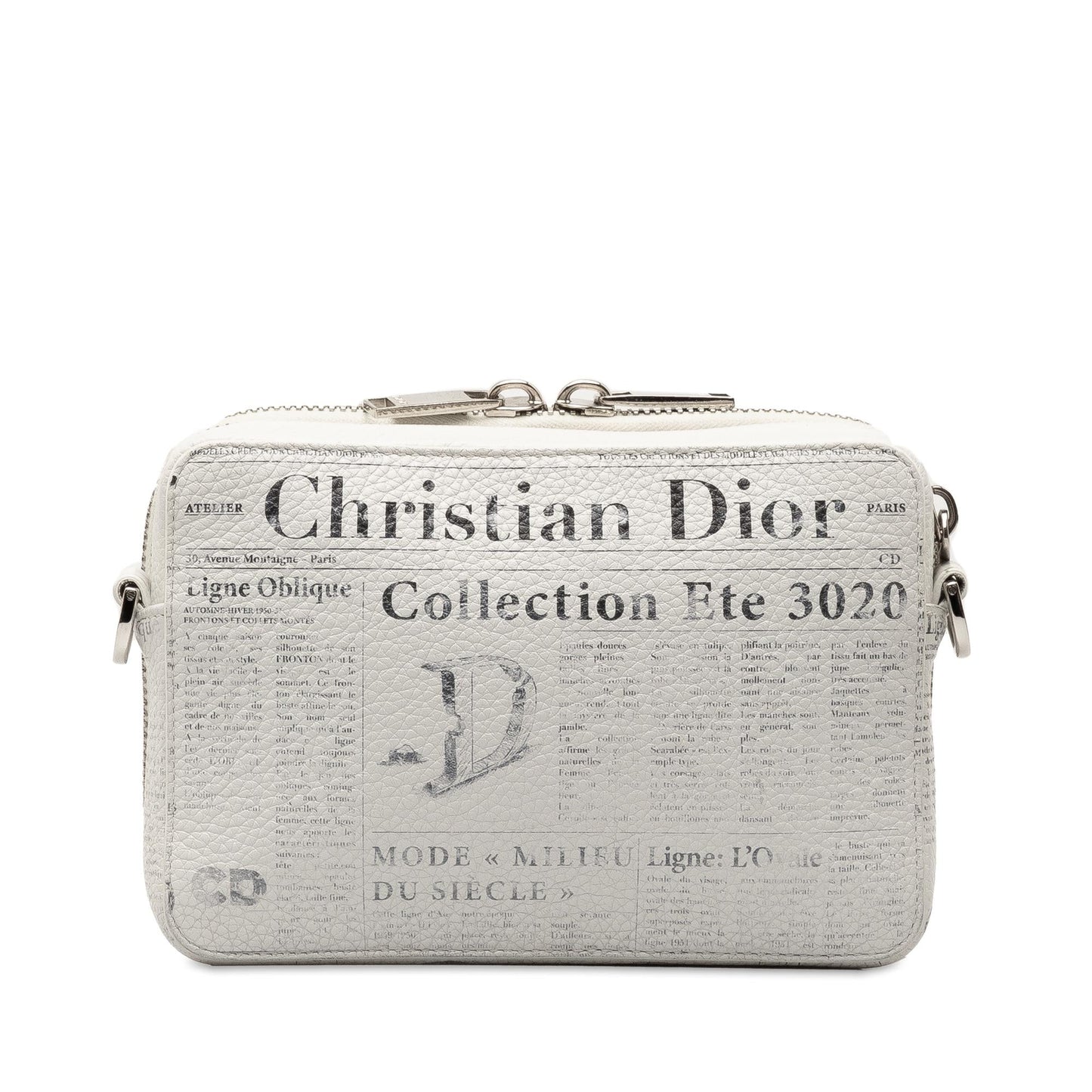 Dior Daniel Arsham Newspaper Print Crossbody Shg Ldiws8 Crossbody Bag