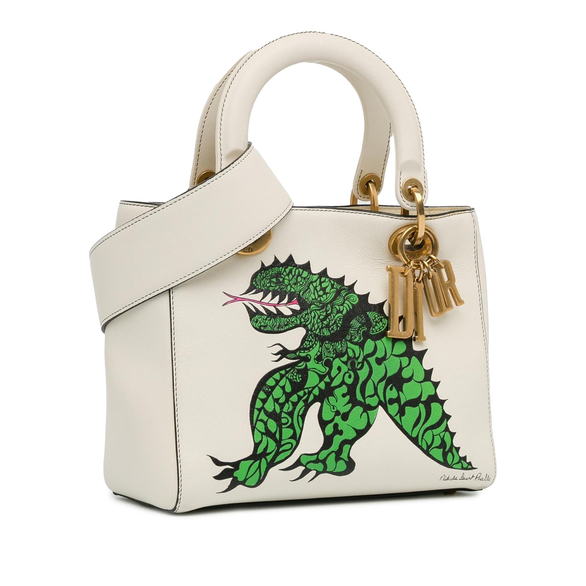 Dior Niki De Saint Phalle Limited Edition Dragon Lady Medium Satchel Bag Dior Shg Iredxv