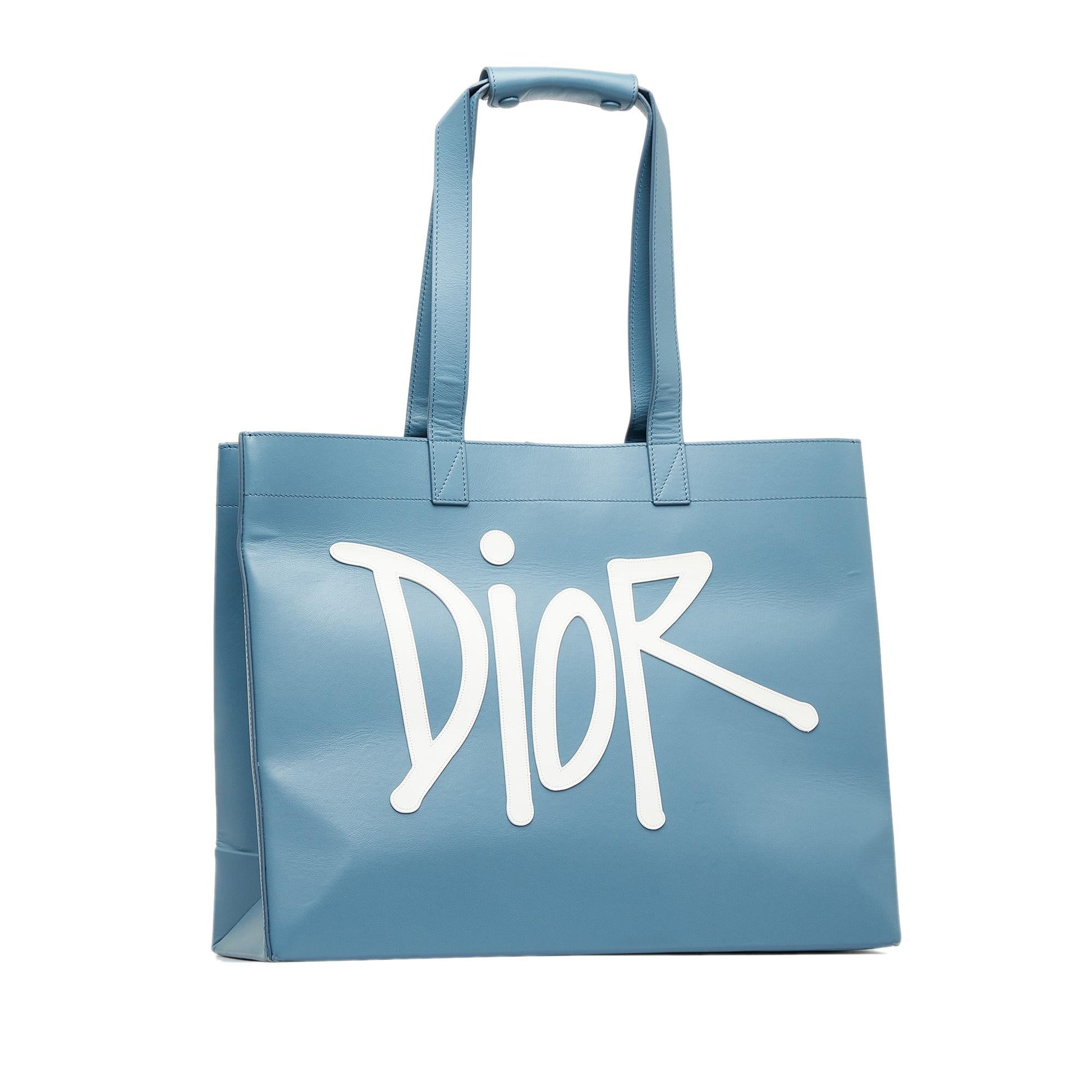 Dior Stussy Applique Tote Shg Yoxnr1 Large Logo Tote Bag