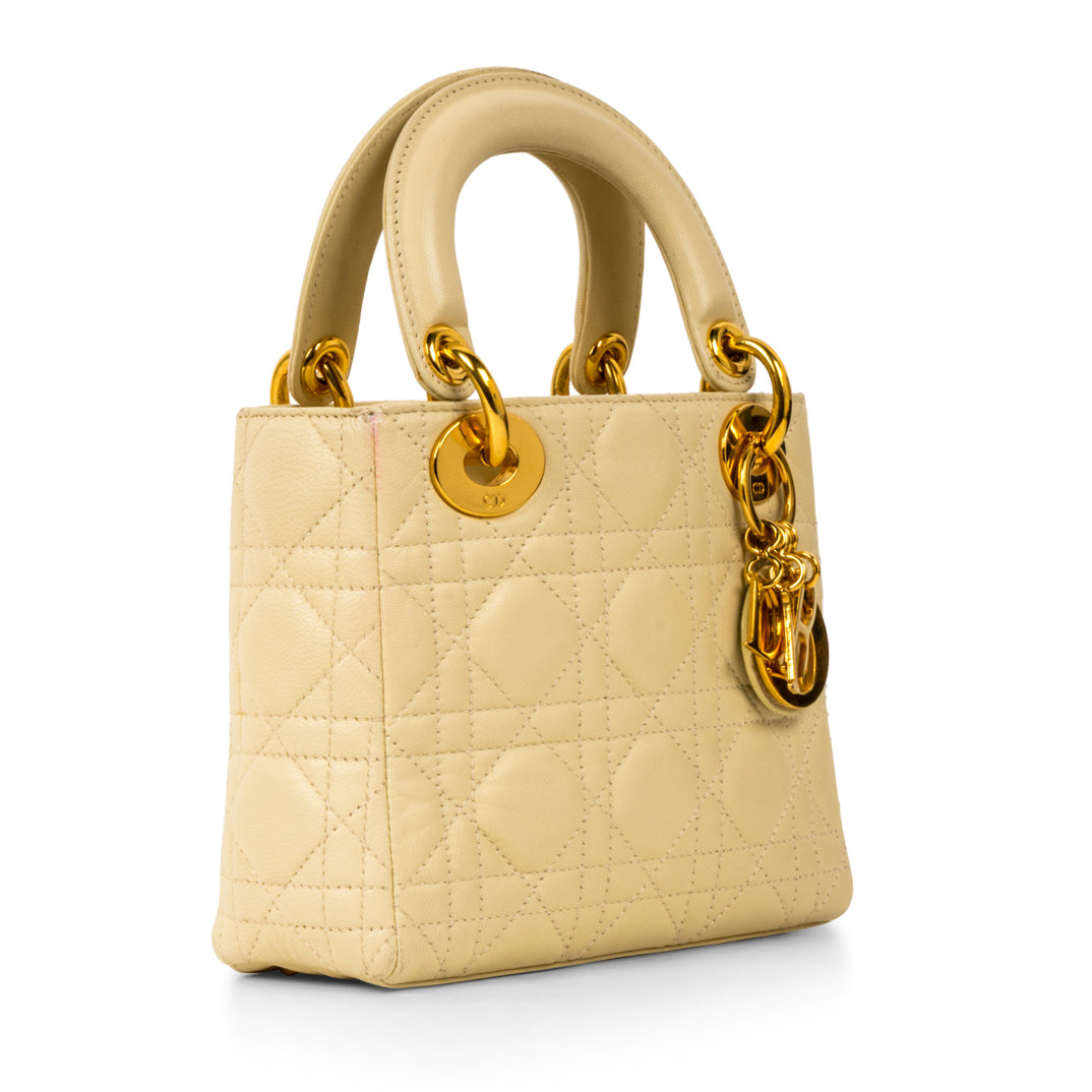 Dior Christian Lady Tote Bag Lambskin Micro